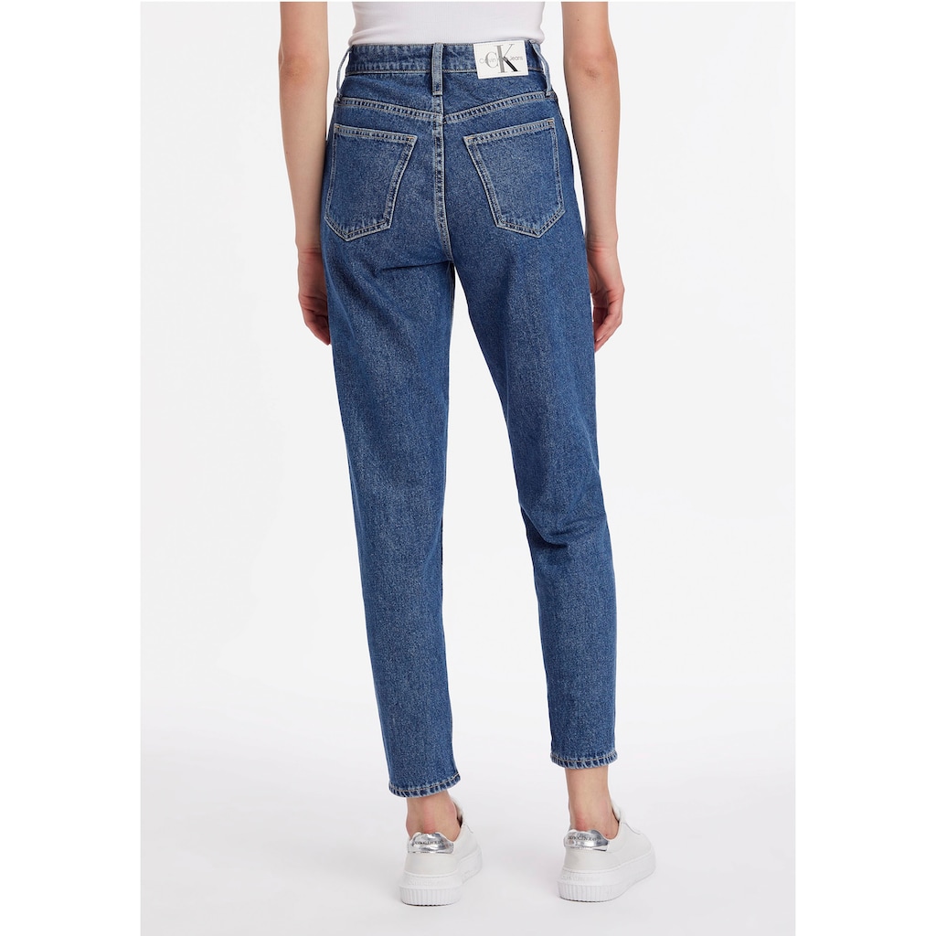 Calvin Klein Jeans Mom-Jeans, mit 4-Knopf-Form-Verschluss