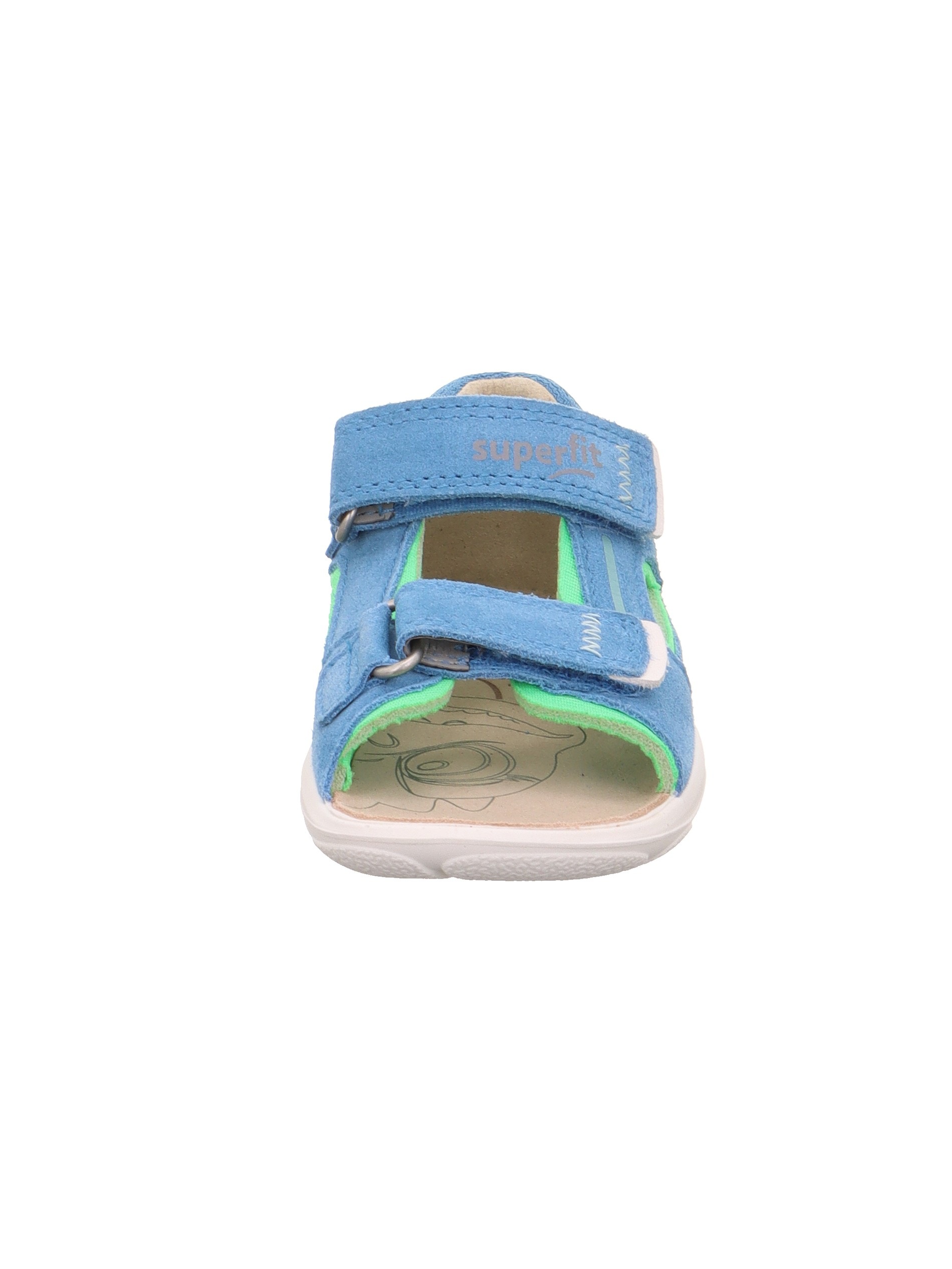 Superfit Sandale »NINO WMS: mittel«  Klettschuh, mit gepolstertem Schaftrand, Größenschablone zum Download