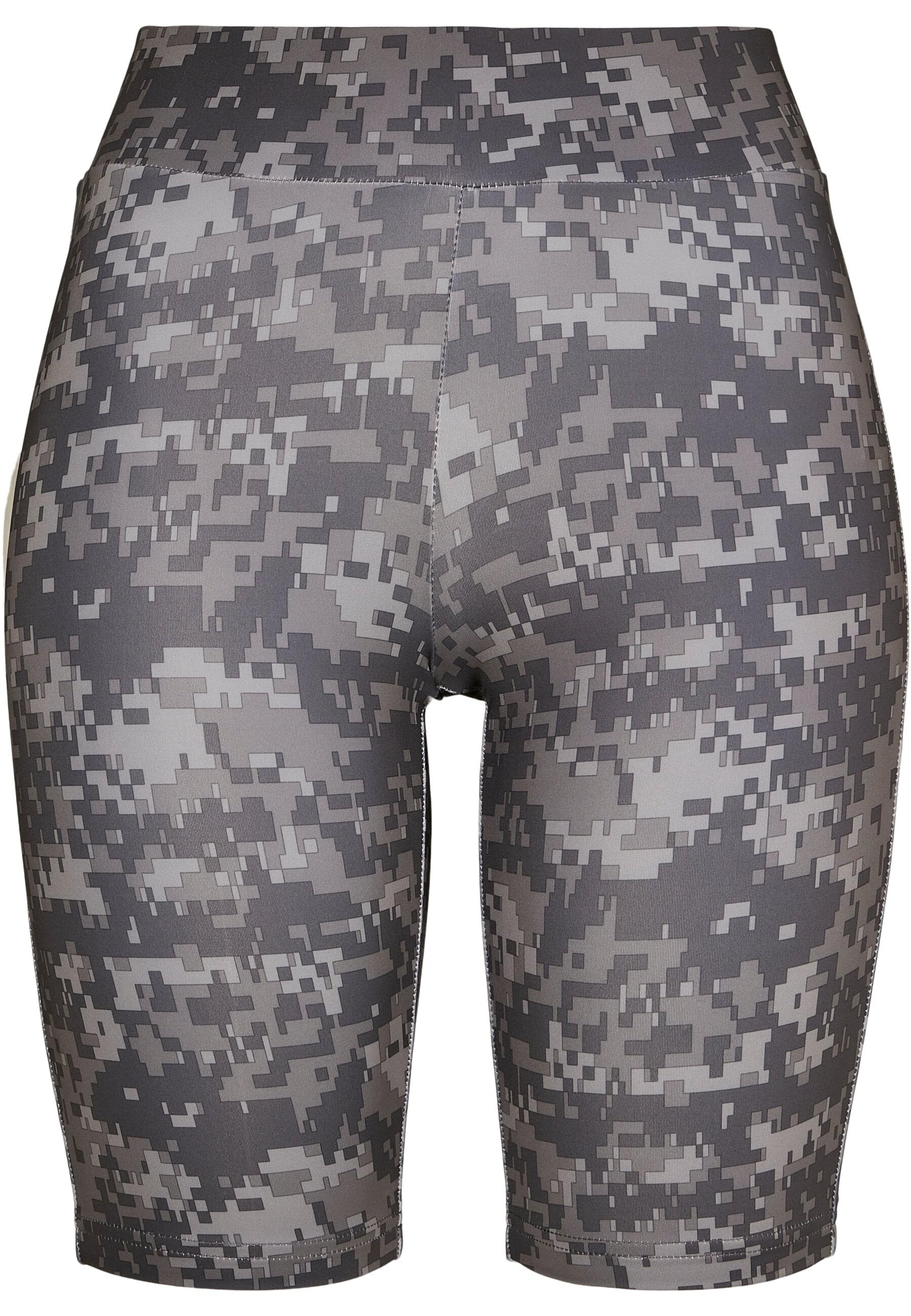 URBAN CLASSICS Stoffhose "Urban Classics Damen Ladies High Waist Camo Tech Cycle Shorts", (1 tlg.)