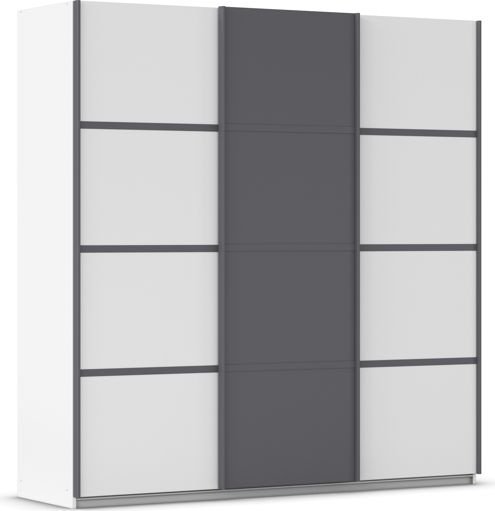 OTTO home Kleiderschrank "Mehrzweckschrank Aktenschrank Möbel Mietswohnung Schlafzimmer AVOLA" 3 verschiedene Ausstattungen BASIC/CLASSIC/PREMIUM (inkl. SOFT-CLOSE), mit eleganten Zierleisten in Chrom, Schwarz oder Weiß MADE IN GERMANY