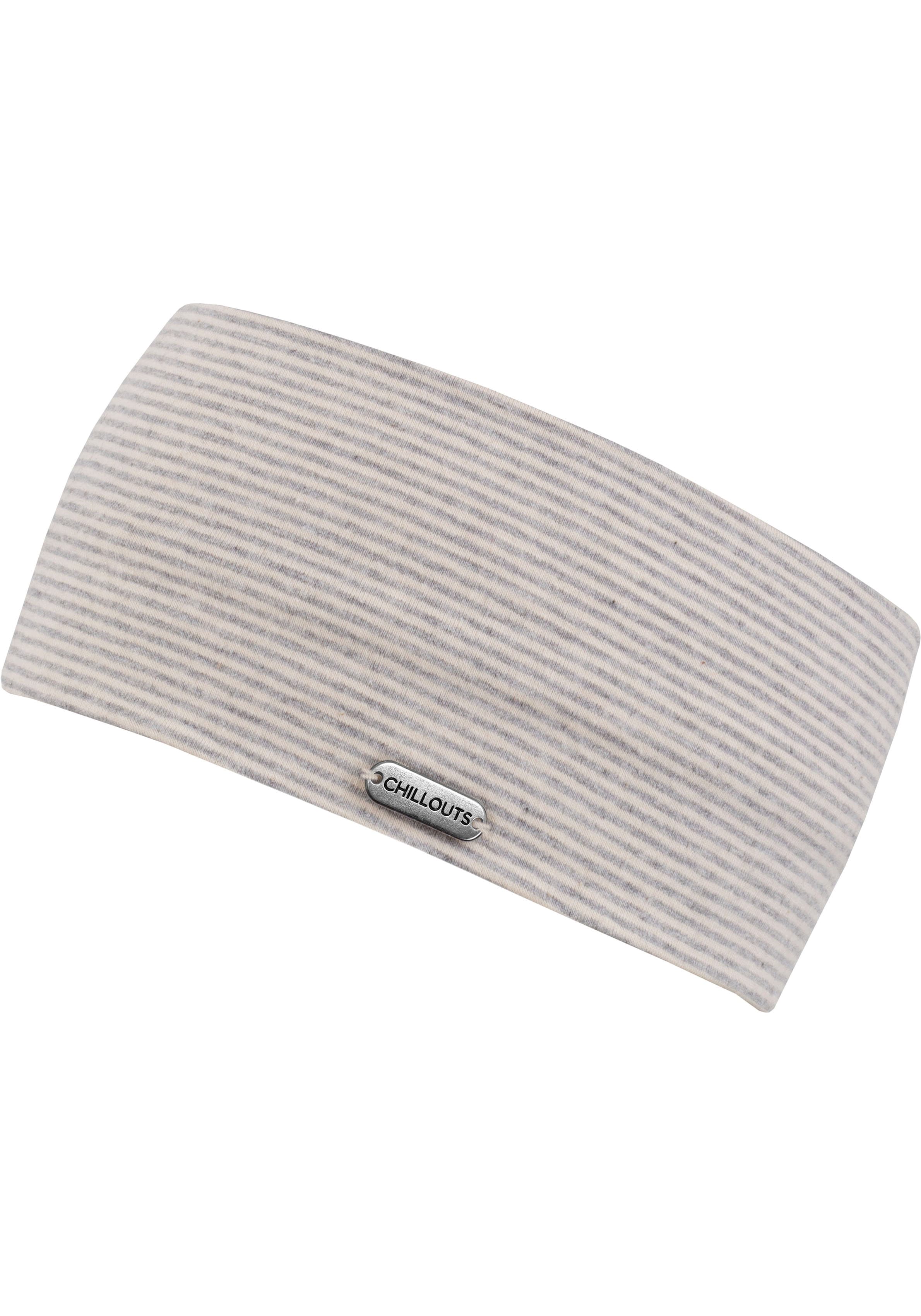 chillouts "Farum Headband" Dünn gestreiftes Baumwoll-Stirnband mit sanfter Oberfläche