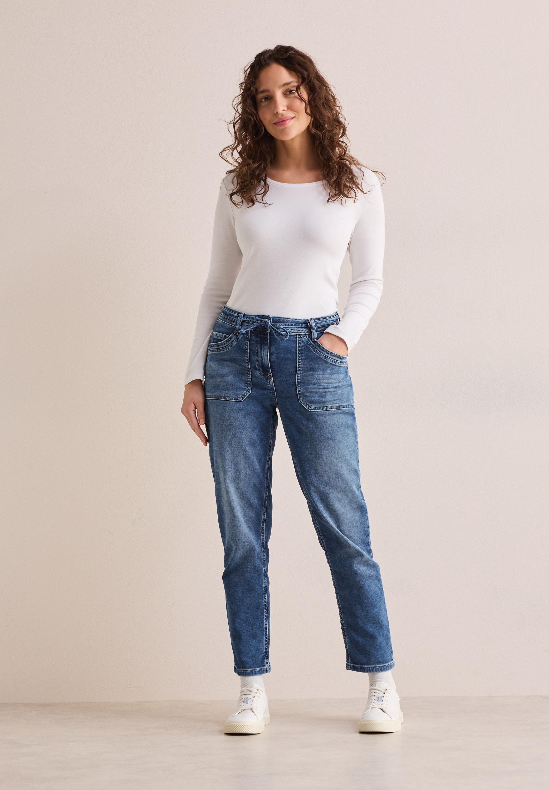 Cecil Comfort-fit-Jeans, aus Baumwolle mit Stretchanteil