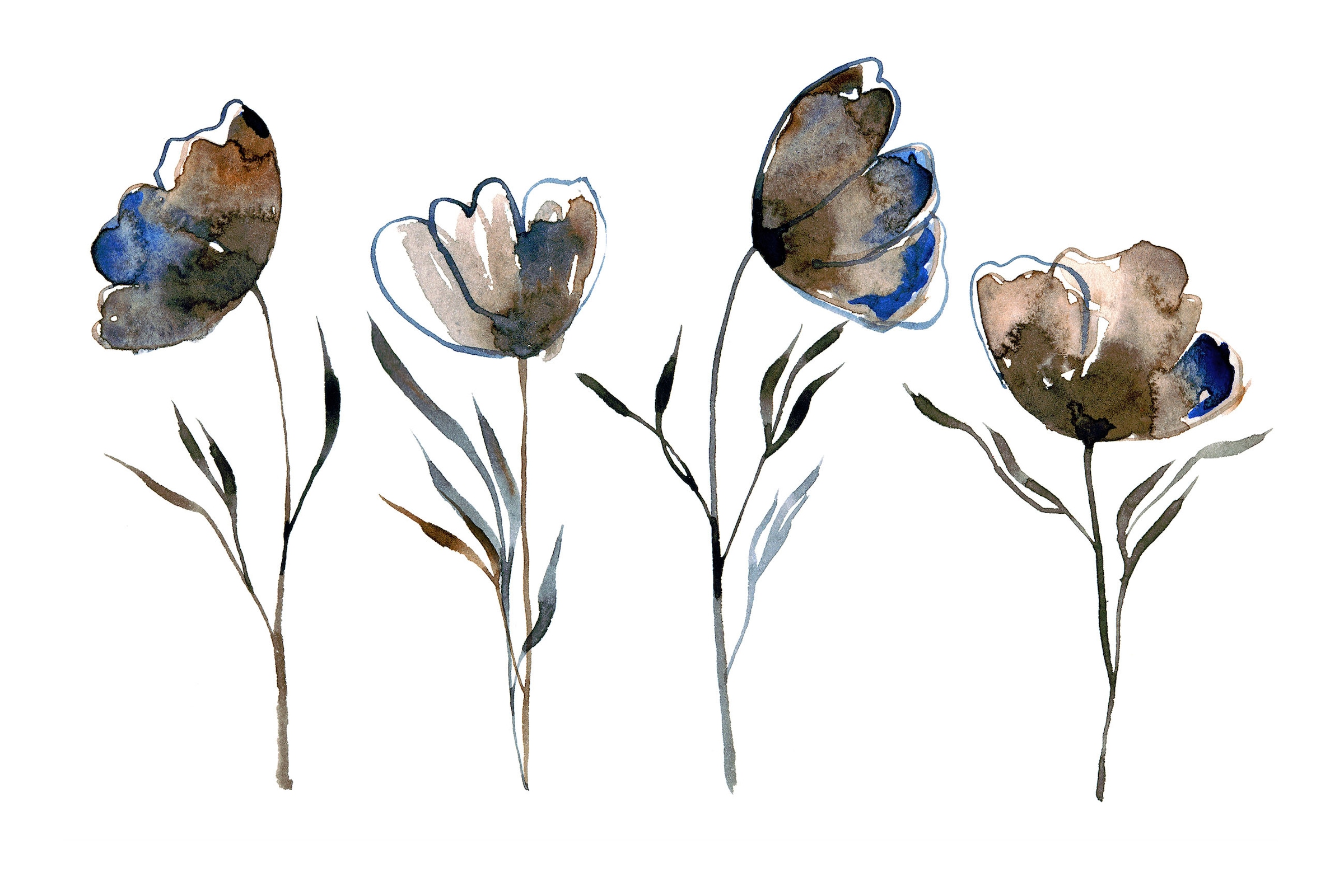 queence Leinwandbild "Blumen" Blumen  Blumenbilder  Kunst Premium-Leinwands günstig online kaufen