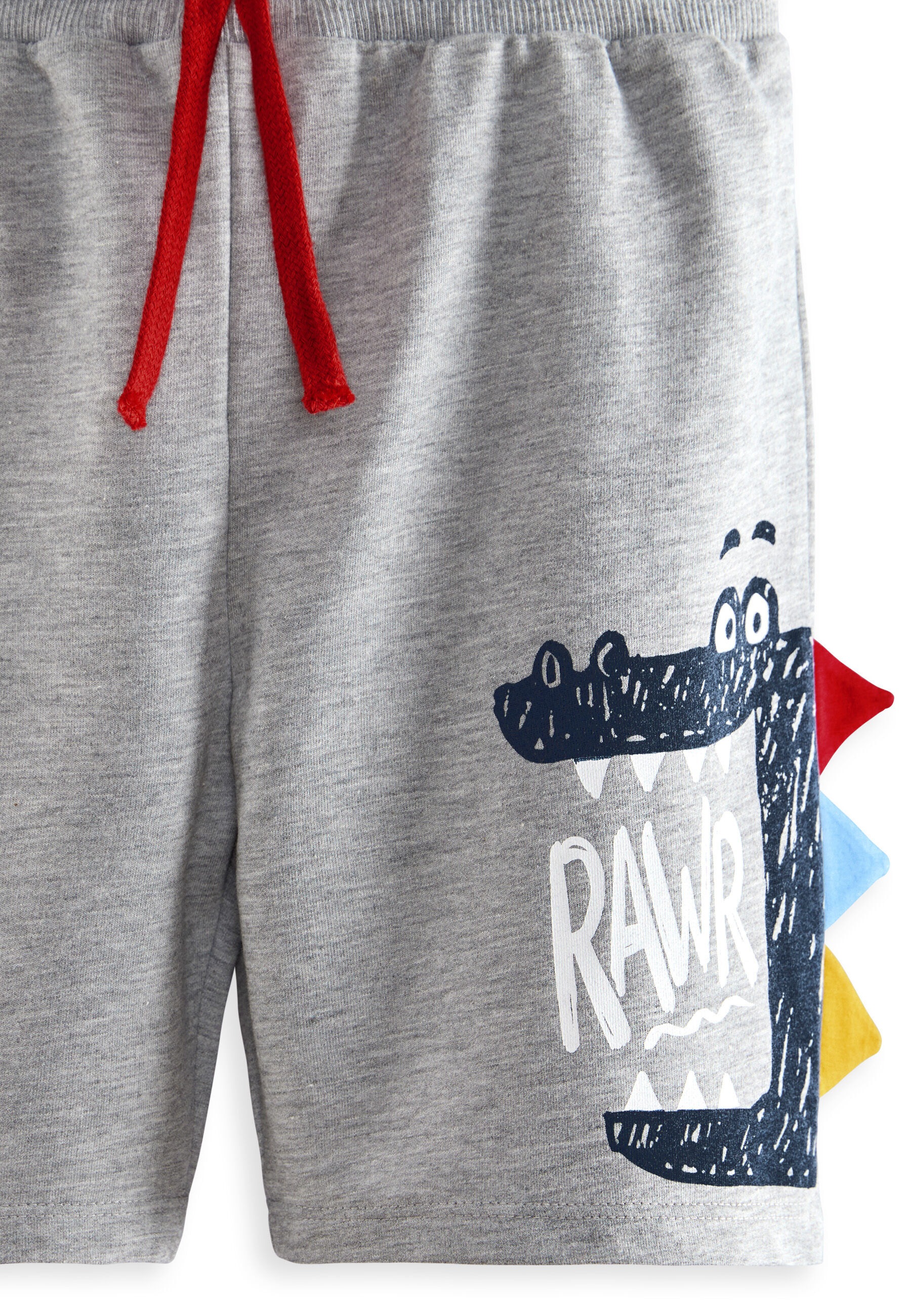 Denokids Hausanzug »Rawr«, (2 tlg.), mit aufgedrucktem Schriftzug