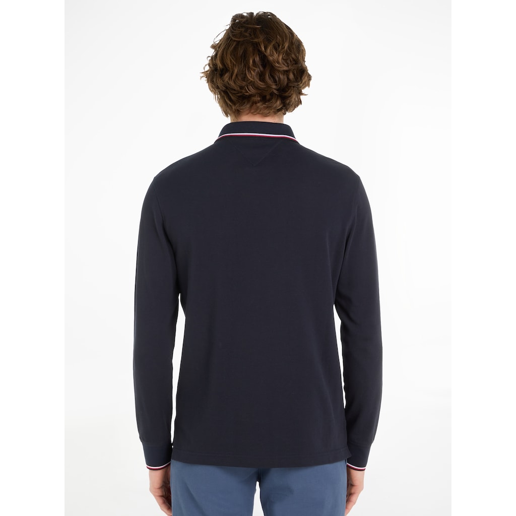 Tommy Hilfiger Langarm-Poloshirt »TIPPED PLACE L/S SLIM POLO«