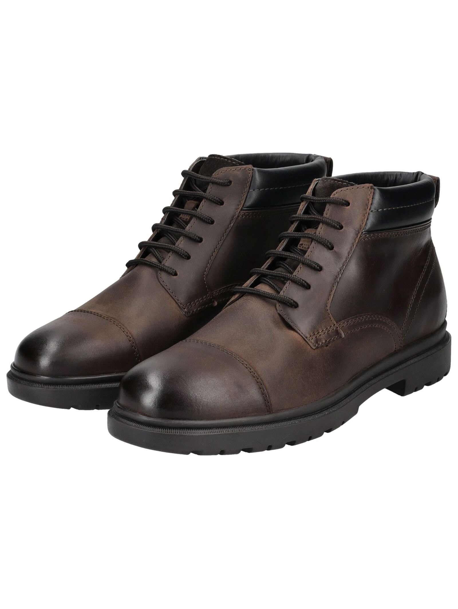 Geox Schnürstiefelette »Geox Stiefelette Leder/Synthetik«