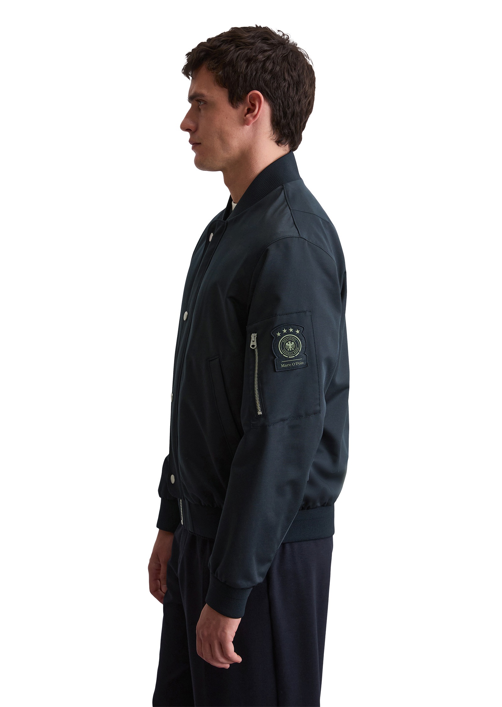 Marc O'Polo Outdoorjacke »aus wasserabweisendem Micro-Canvas«, ohne Kapuze