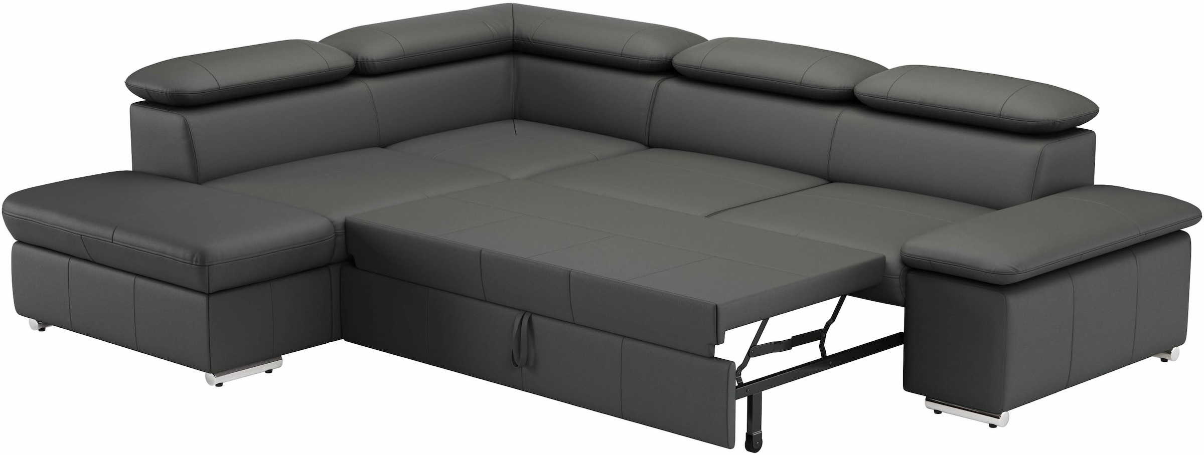 Ecksofa Valantine V, wahlweise mit Bettfunktion