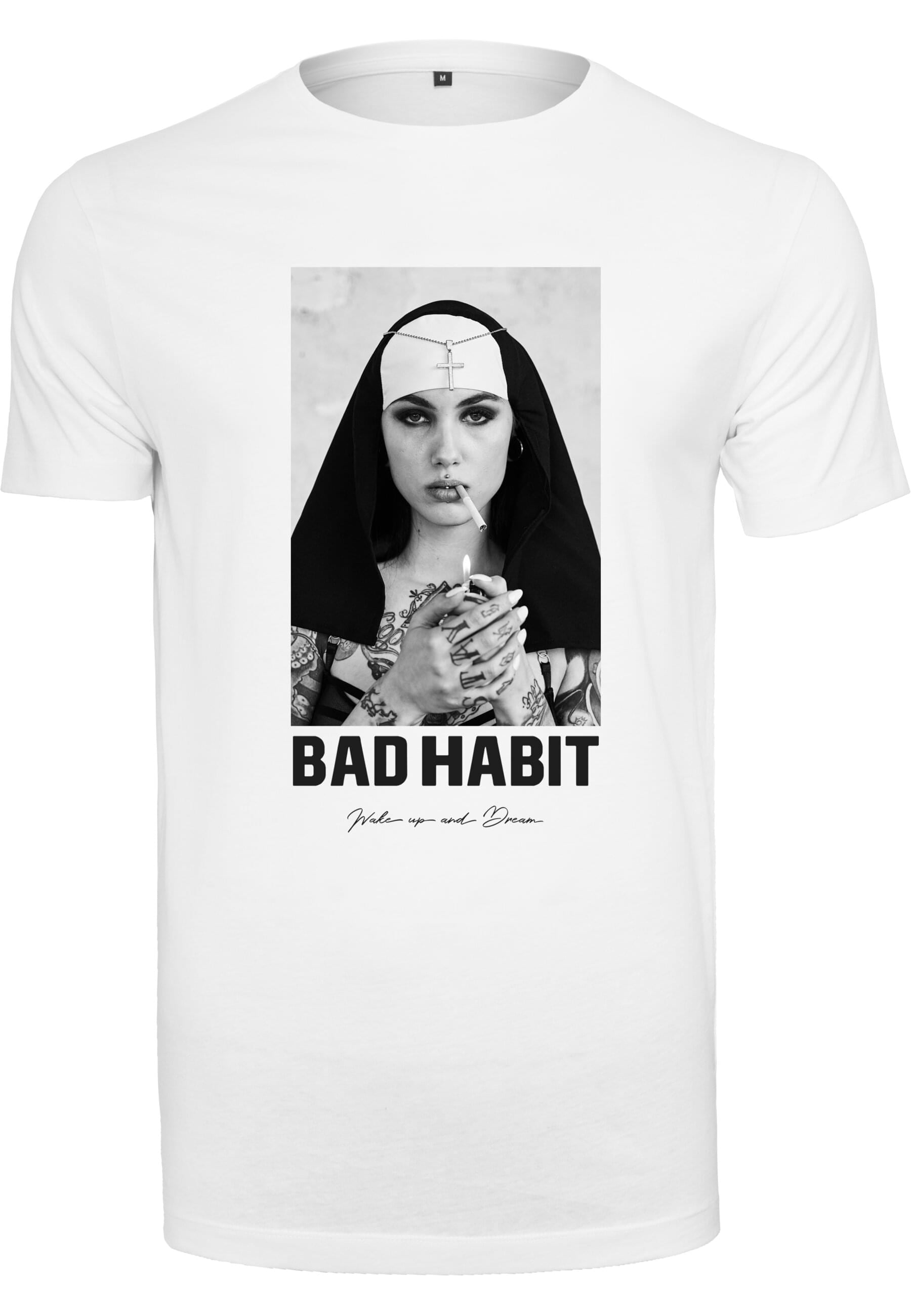 MisterTee Kurzarmshirt "MisterTee Herren Bad Habit Tee" 1 Stk. tlg. günstig online kaufen