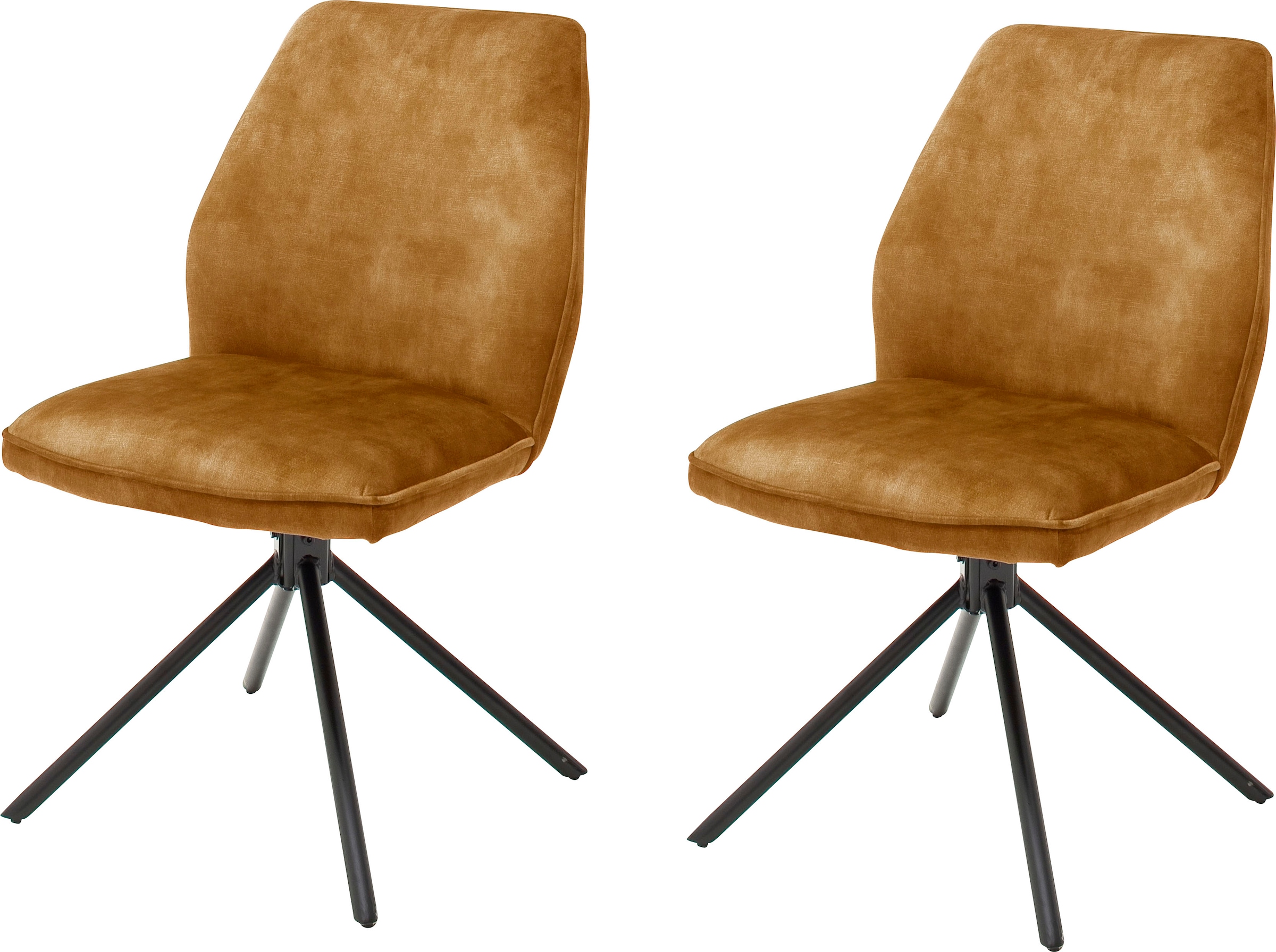 MCA furniture Esszimmerstuhl "Ottawa" (Set) 2 Stk.Vintage Veloursoptik mit günstig online kaufen