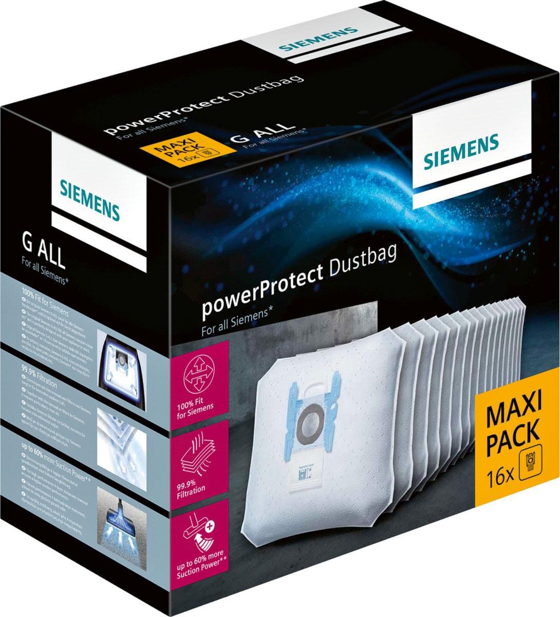 SIEMENS Staubsaugerbeutel "16er- Pack" Maxi Pack günstig online kaufen