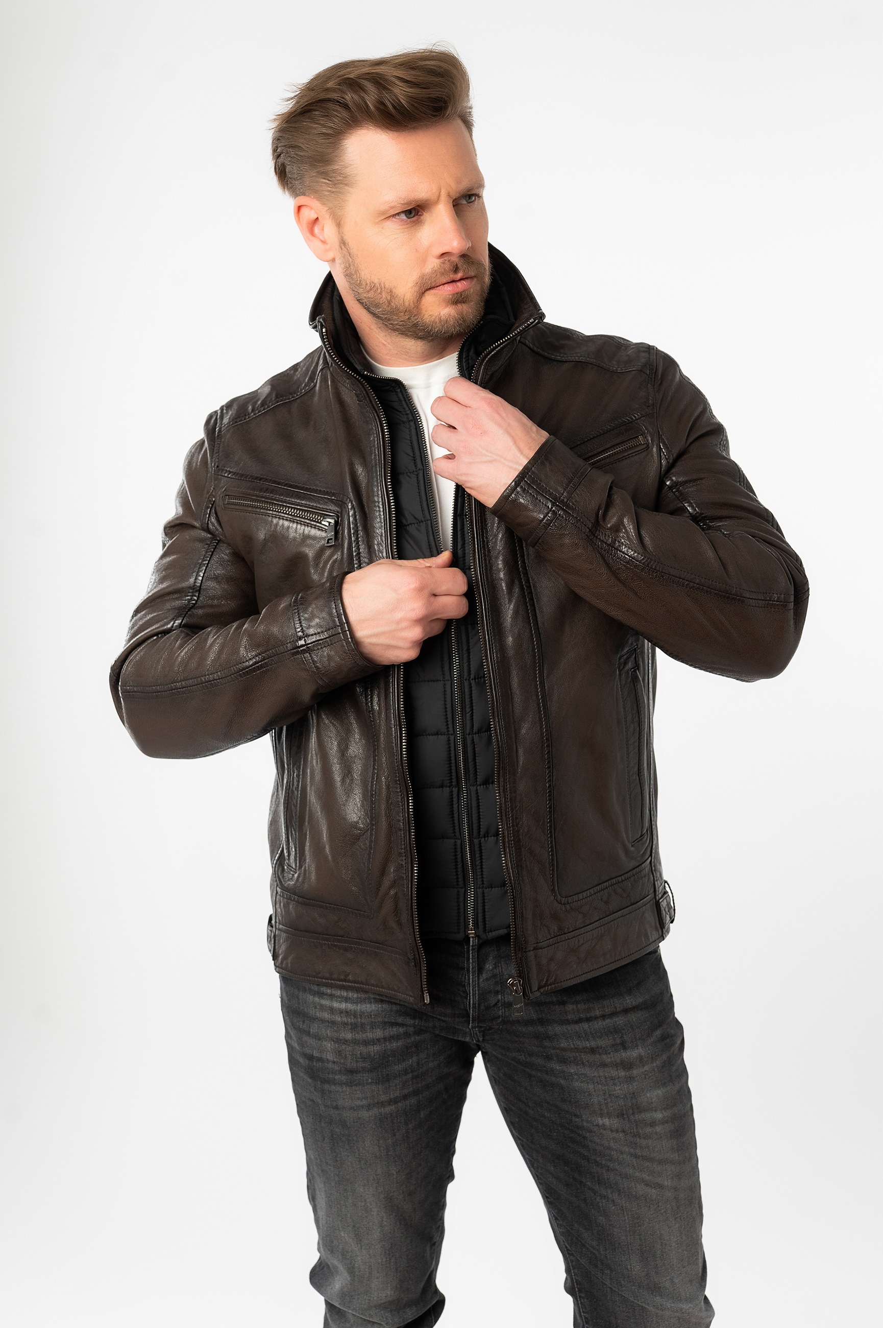 Mauritius Lederjacke "MMHennie", mit Stehkragen günstig online kaufen