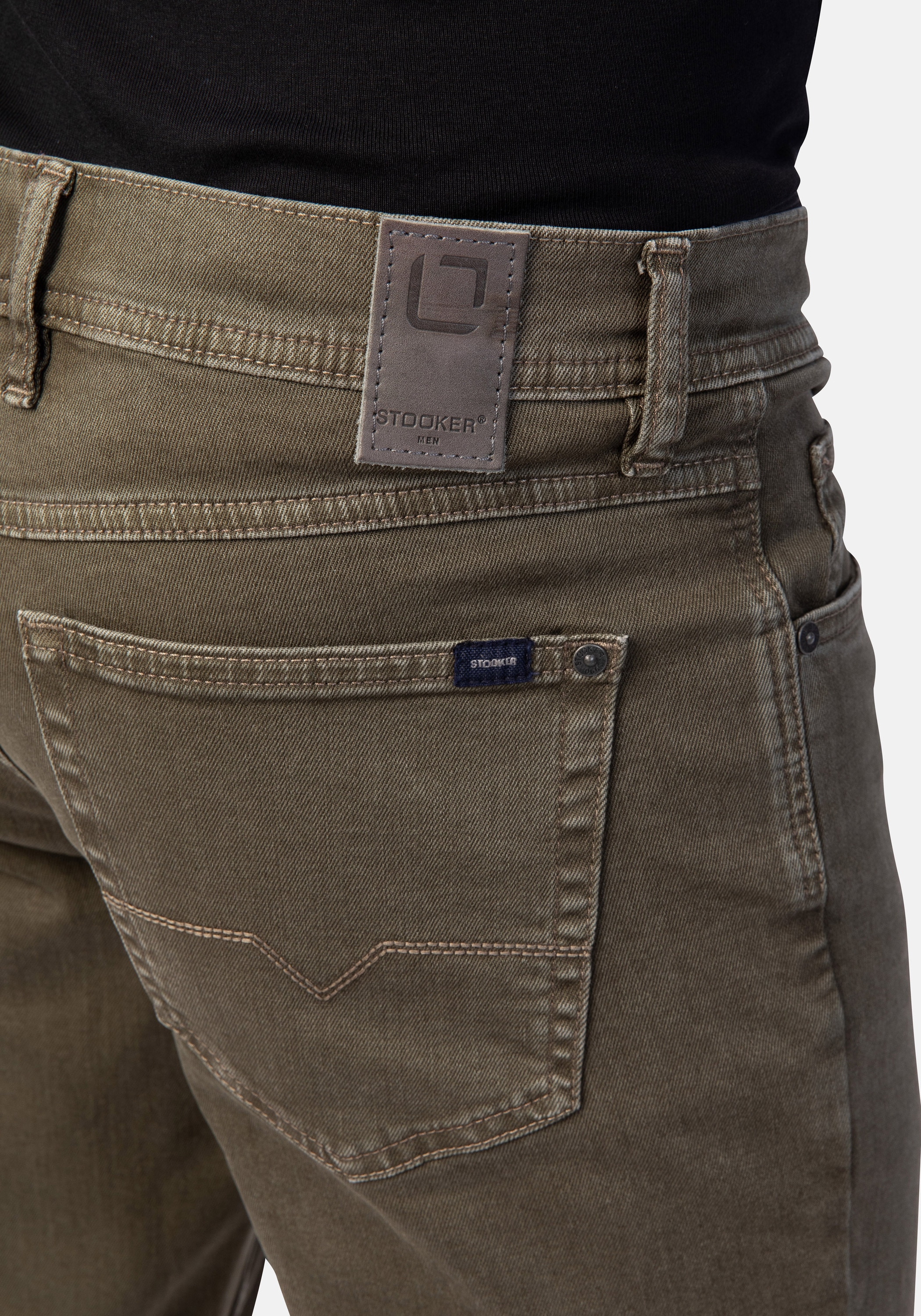 Stooker Men 5-Pocket-Hose »Men Frisco Colour Straight Fit Men«, Straight Fit Casual Clean Wash Twill Coloured Comfort Flex! für Herren