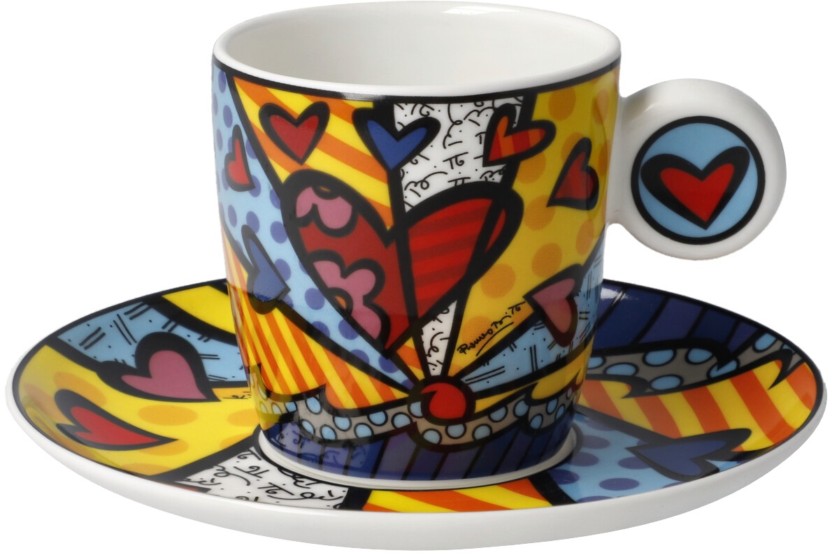 Goebel Espressotasse "Britto" Pop Art, Fine Bone China, Romero Britto - A N günstig online kaufen