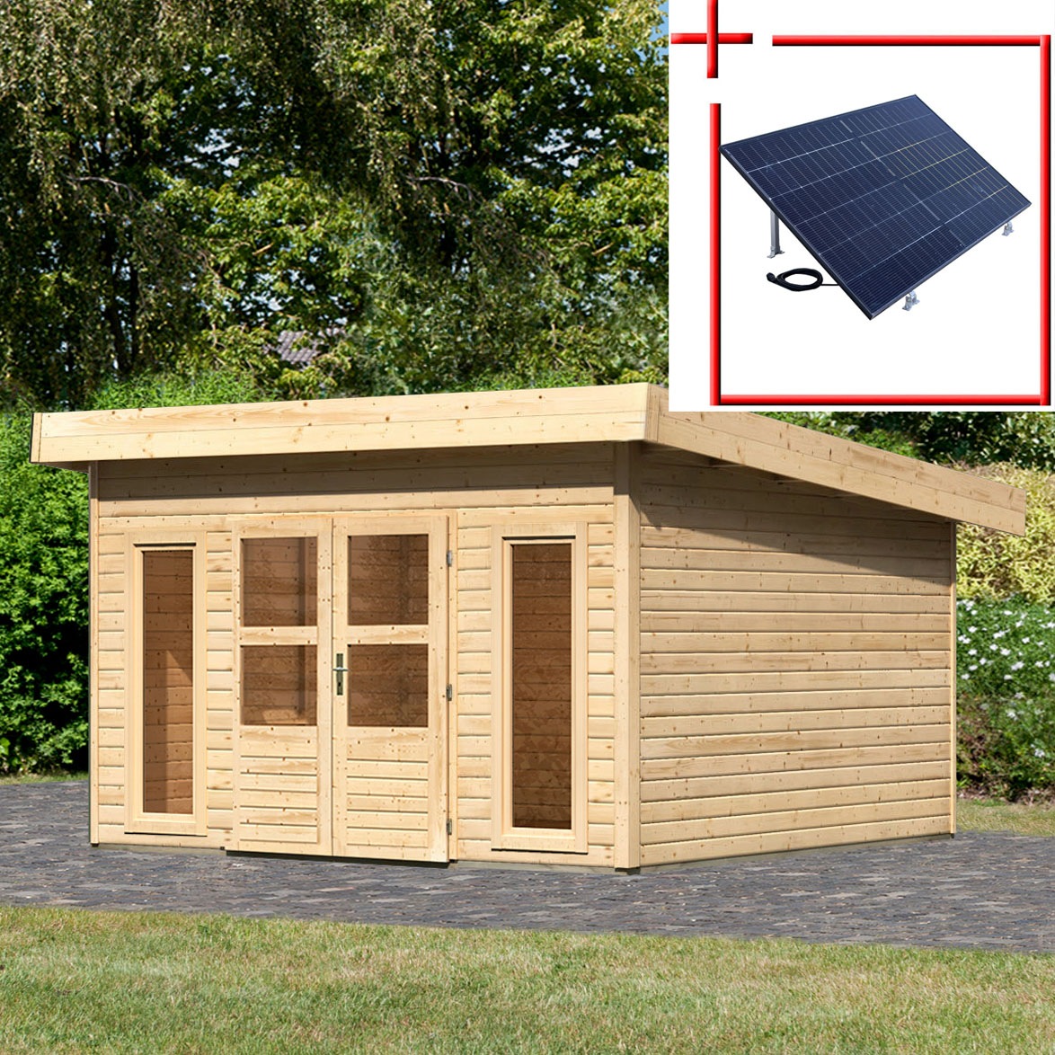 Karibu Gartenhaus "Perlsee 5" günstig online kaufen