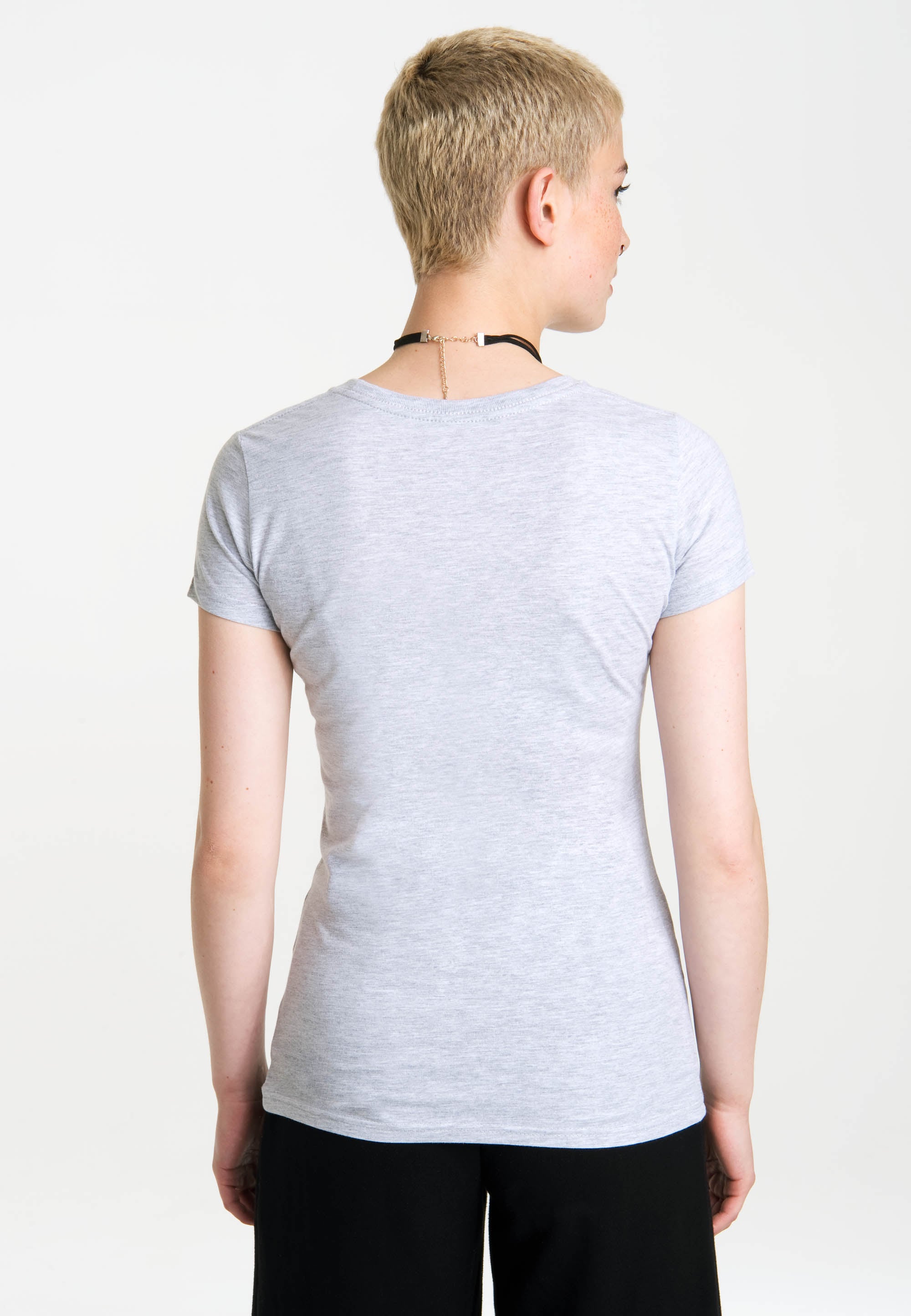 LOGOSHIRT T-Shirt »Hogwarts Logo«, mit coolem Print