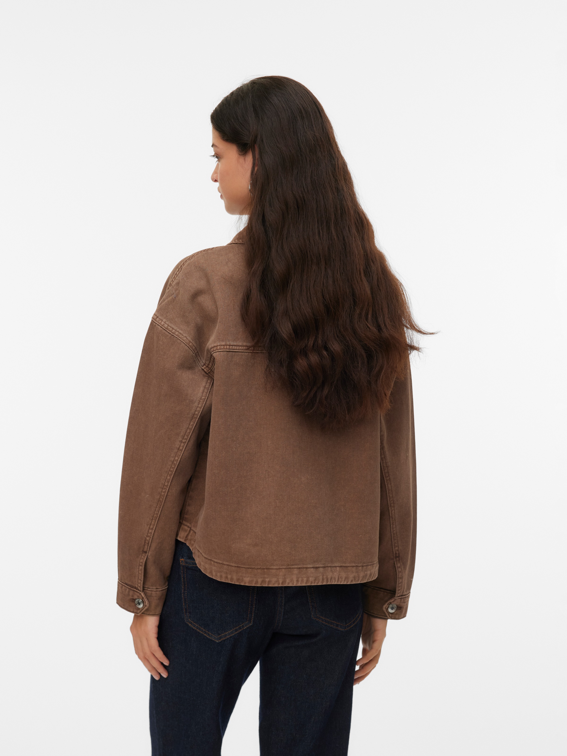 Vero Moda Jeansjacke "VMJAMIE LS DENIM SHACKET MIX NOOS" Baumwollmischung günstig online kaufen