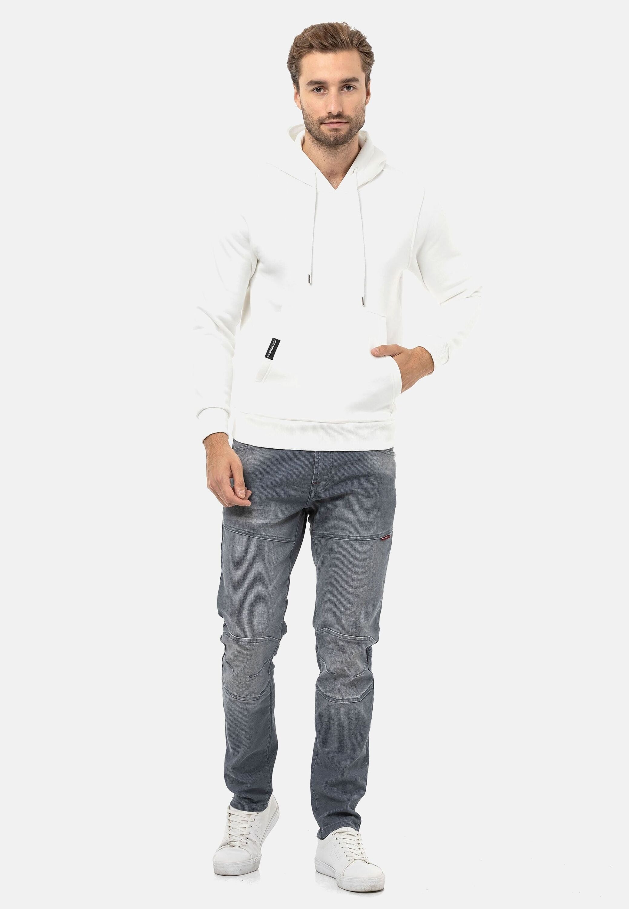 Cipo & Baxx Sweatshirt »Sweatshirts«, (1 tlg.), mit Kapuze, CL557