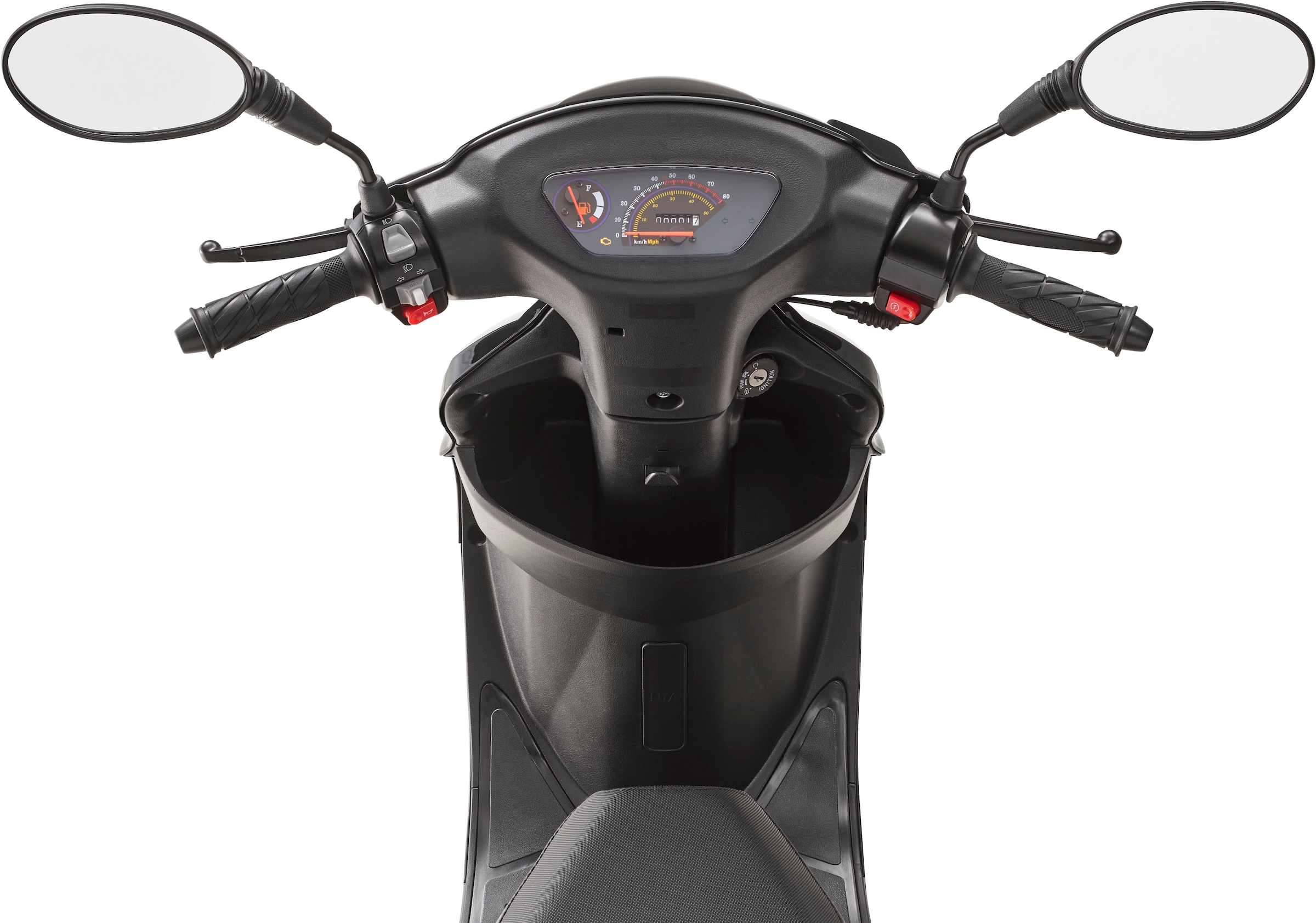 Luxxon Motorroller »ECO (45km/h), 50 ccm, City-Roller, EFI« 50 cm³ 45 km/h Euro 5 2,99 Staufach, Roller, Scooter, Benzin,  Euro 5, Kraftstoffeinspritzung (EFI), Lenkerschloss, Cityroller, 3 PS