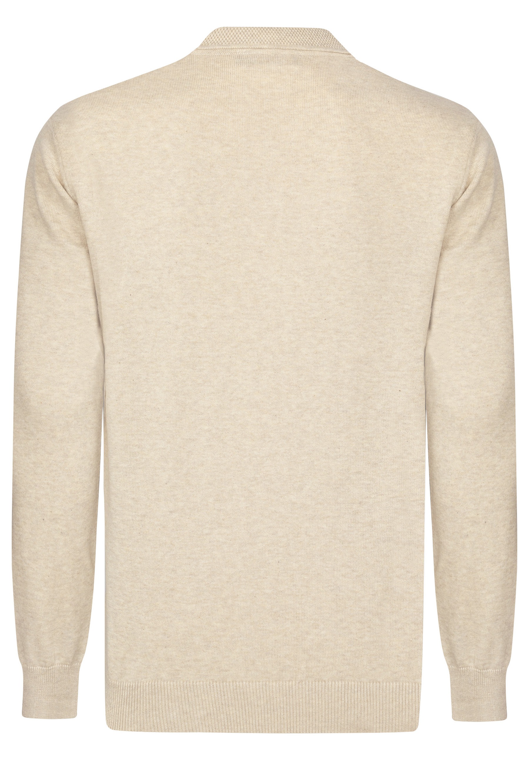Felix Hardy Polo Collar Sweater Beige/Bordeaux Size M 3