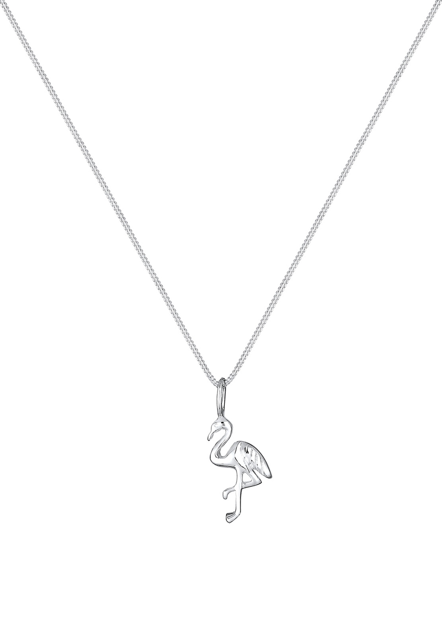 Elli Kette mit Anhänger »Flamingo 925 Sterling Silber«