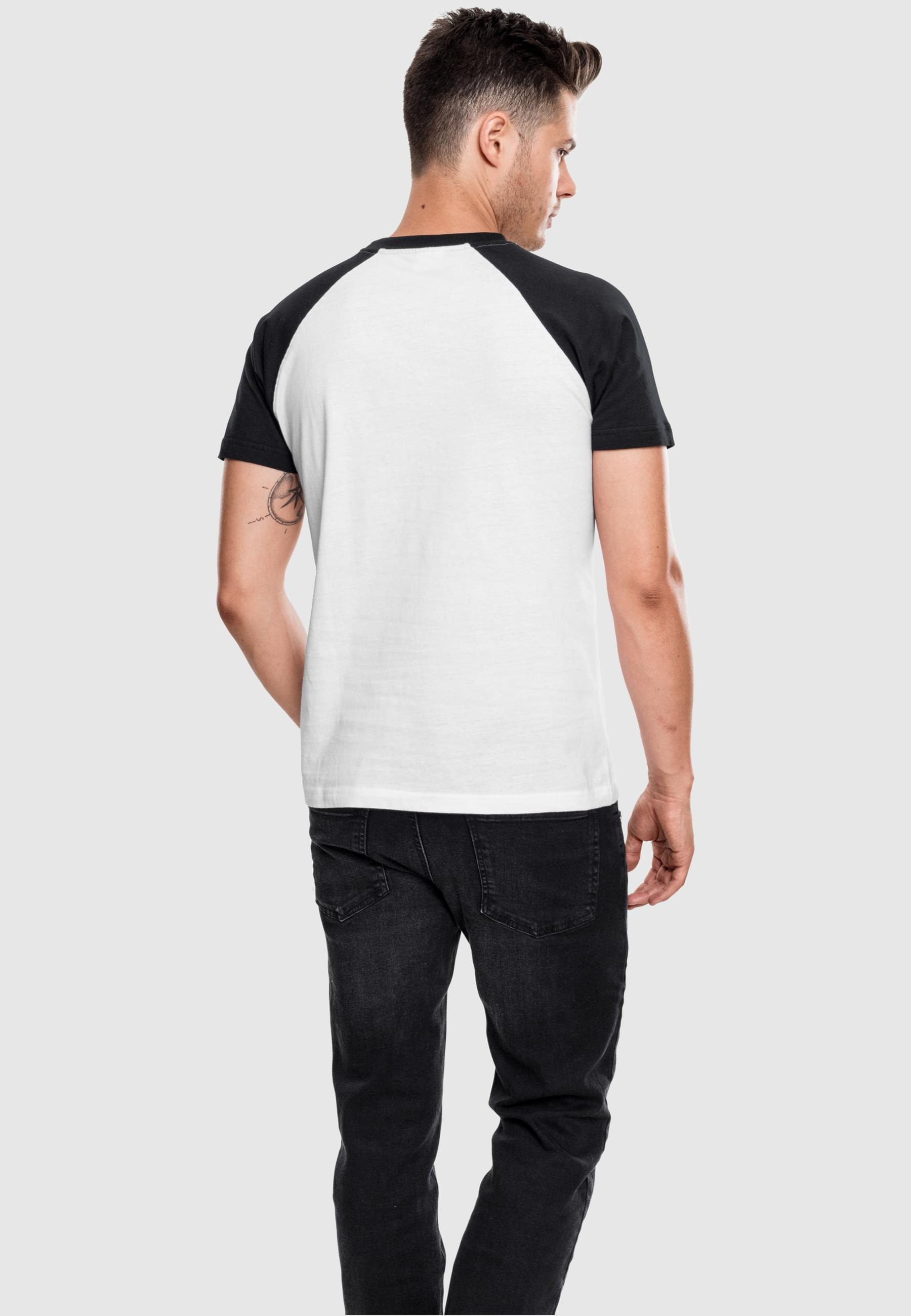 URBAN CLASSICS T-Shirt »Urban Classics Herren Raglan Contrast Tee«, (1 tlg.)