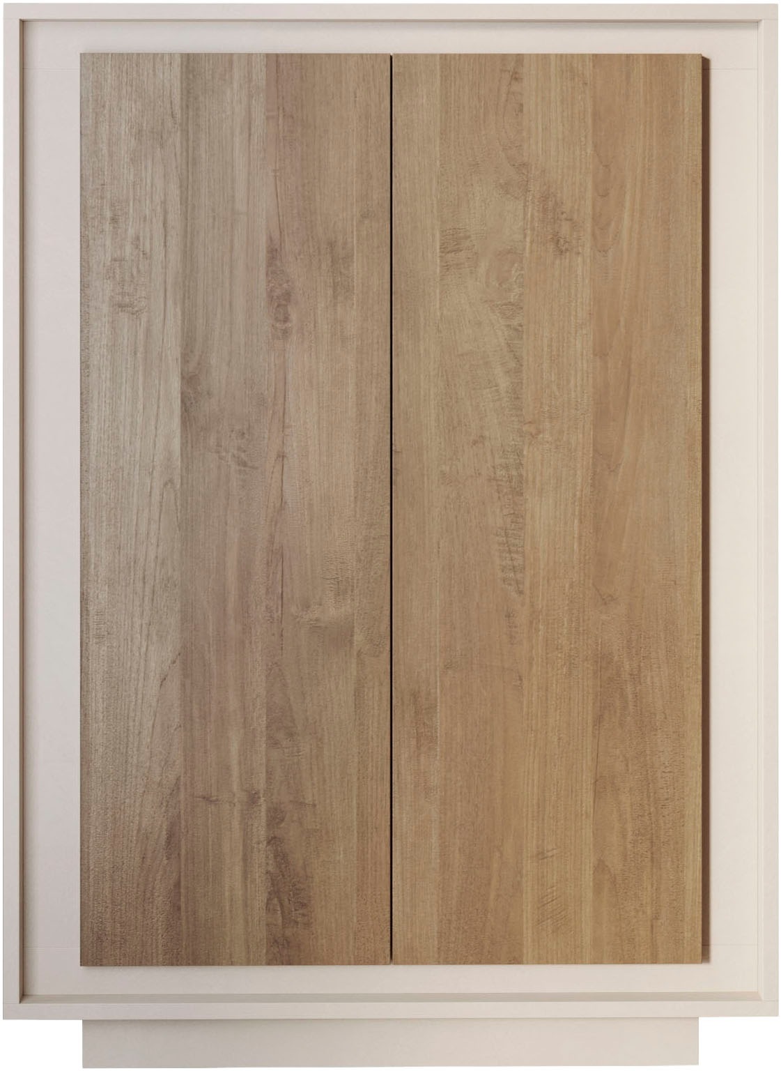 Home affaire Highboard "Sky, B/H 106/171 cm, Stauraumschrank/Hochkommode, 2 Türen" Softclosing, Korpus & Front 22 mm stark, Rahmen-Optik