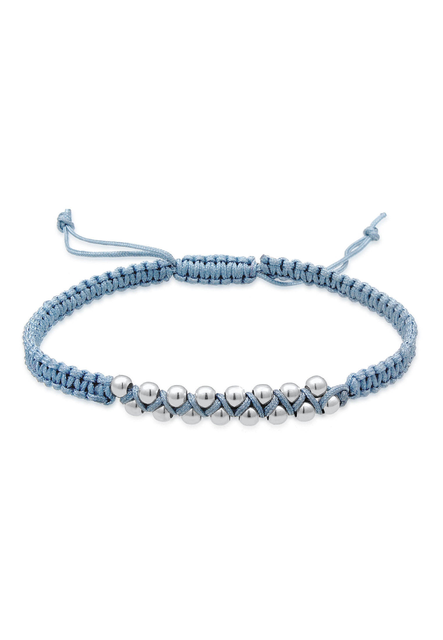 Armband »Kugeln Bead Nylon Knoten Verstellbar 925 Silber«