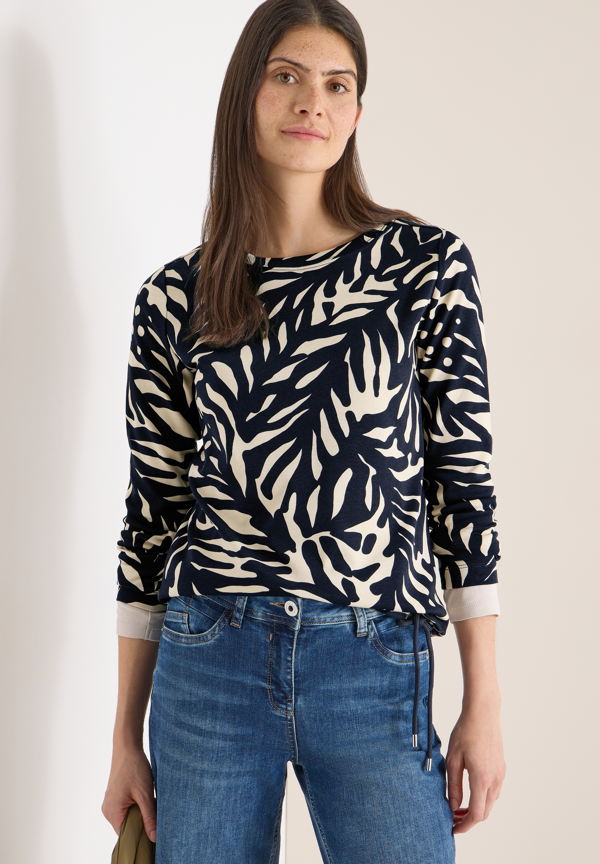 Cecil Langarmshirt mit Tunnelzug, in lässiger Passform günstig online kaufen