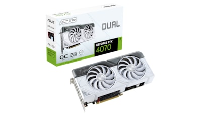 Grafikkarte »DUAL-RTX4070-O12G-WHITE«, 12 GB, GDDR6X