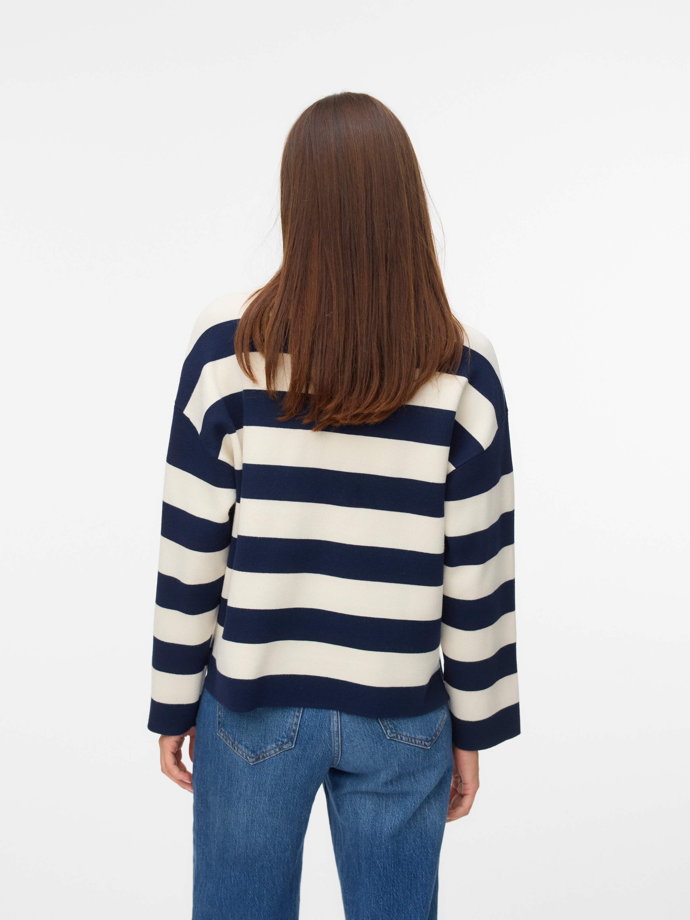 Vero Moda Strickpullover "VMSILJE LS O-NECK BOXY PULLOVER NOOS" günstig online kaufen