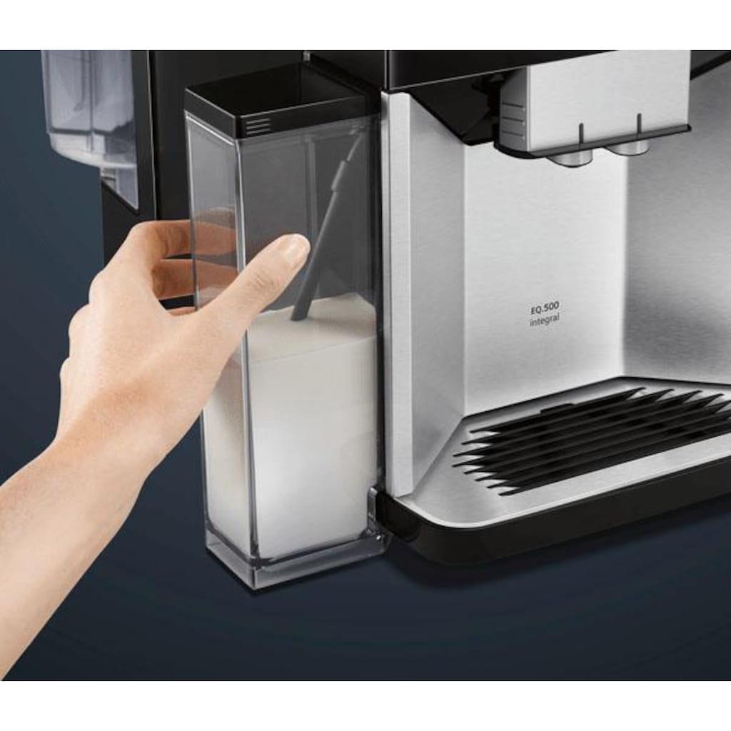 Marken Siemens SIEMENS Kaffeevollautomat »EQ.5 500 integral TQ507D03«, einfache Bedienung, integrierter Milchbehälter, zwei Tass