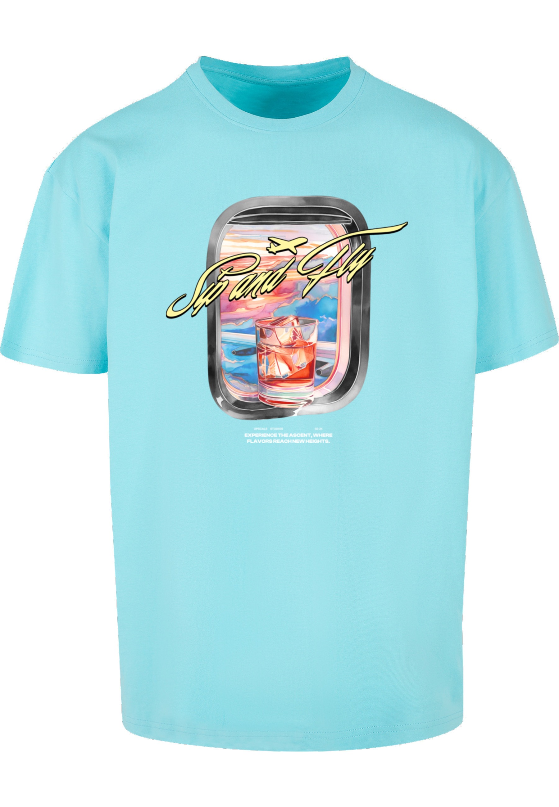 MisterTee T-Shirt "MisterTee Sip&Fly Heavy Oversize Tee" 1 Stk.