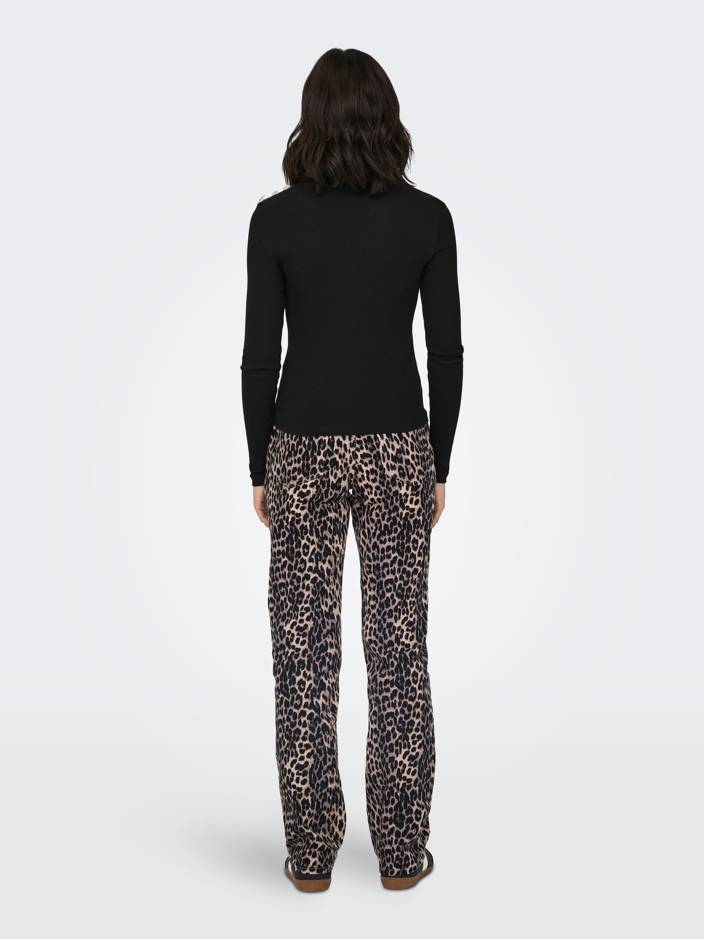 ONLY Langarmshirt "ONLCHECKIE LIFE L/S TOP BOX JRS" günstig online kaufen