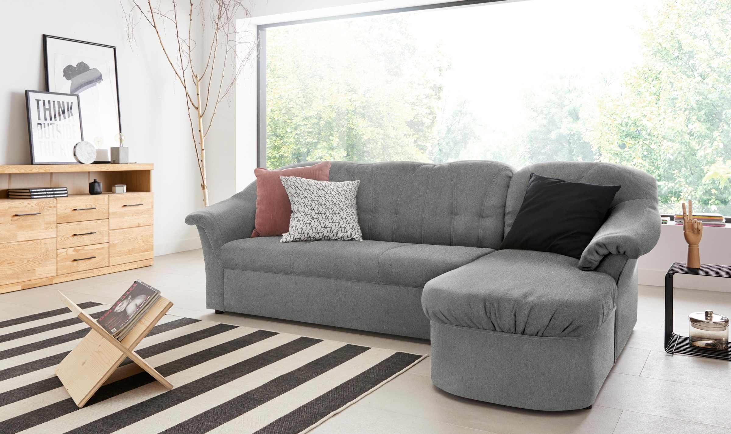 DOMO collection Ecksofa »Pegnitz L-Form« patogi su mie...
