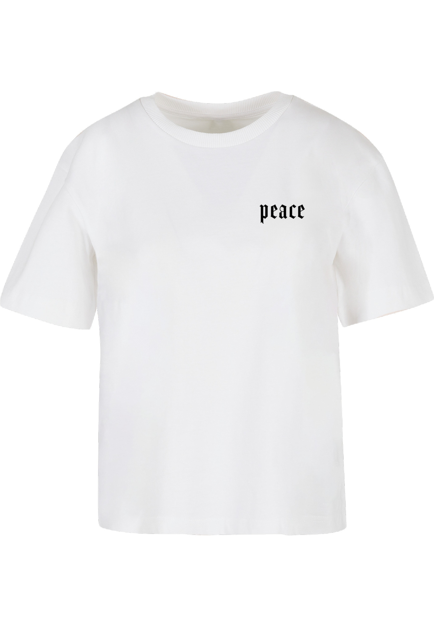 Miss Tee T-Shirt "Miss Tee Damen Girls Peace Hand Tee" 1 Stk. günstig online kaufen