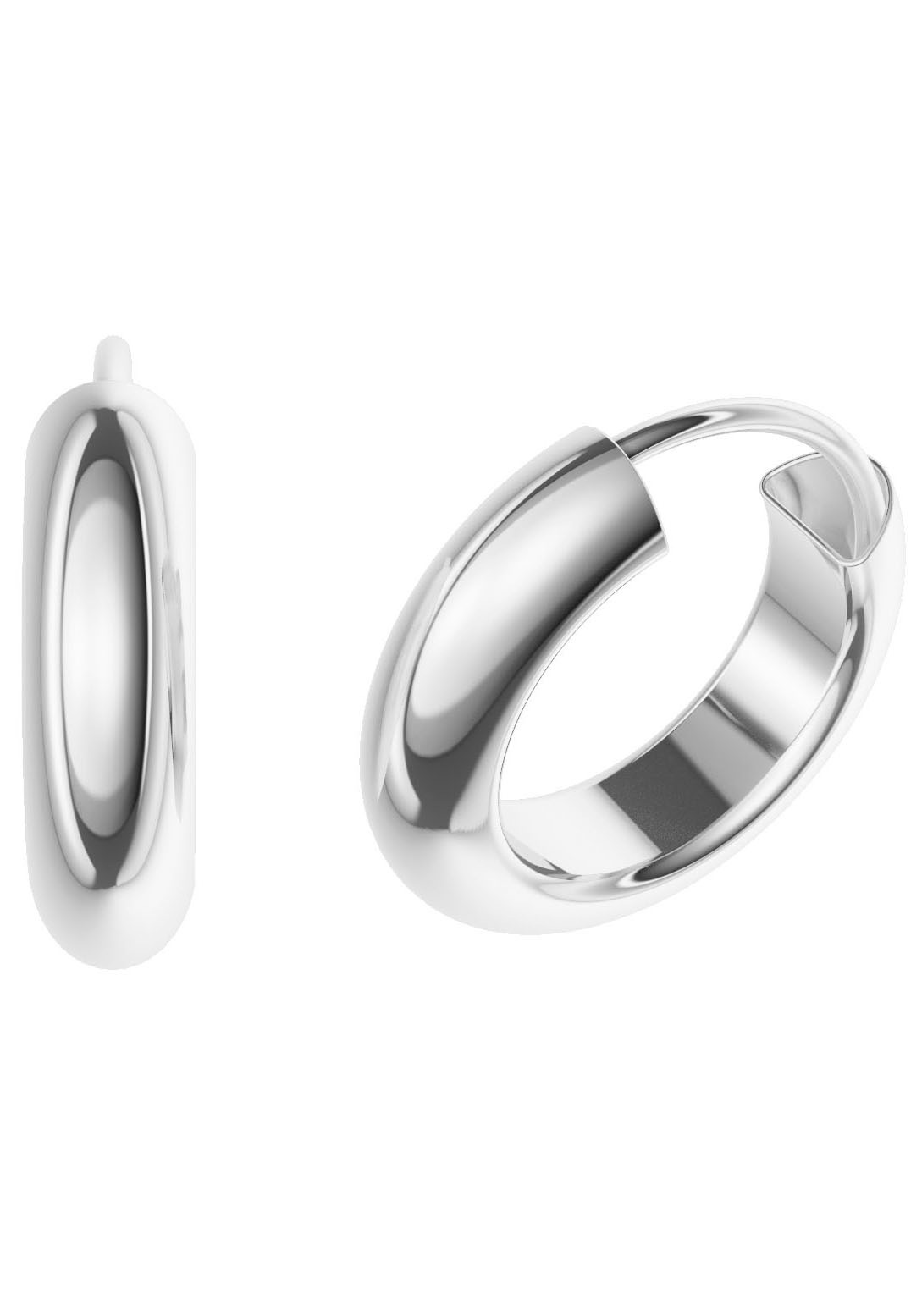 Firetti Paar Creolen »Schmuck Geschenk Silber 925 Ohrringe 3,9 mm breit«, Made in Germany