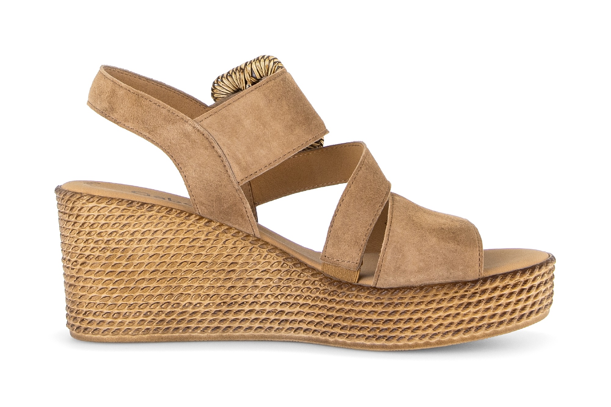 Thumbnail - Gabor Keilsandalette, Sommerschuh, Riemchensandale mit auffälliger Zierschnalle