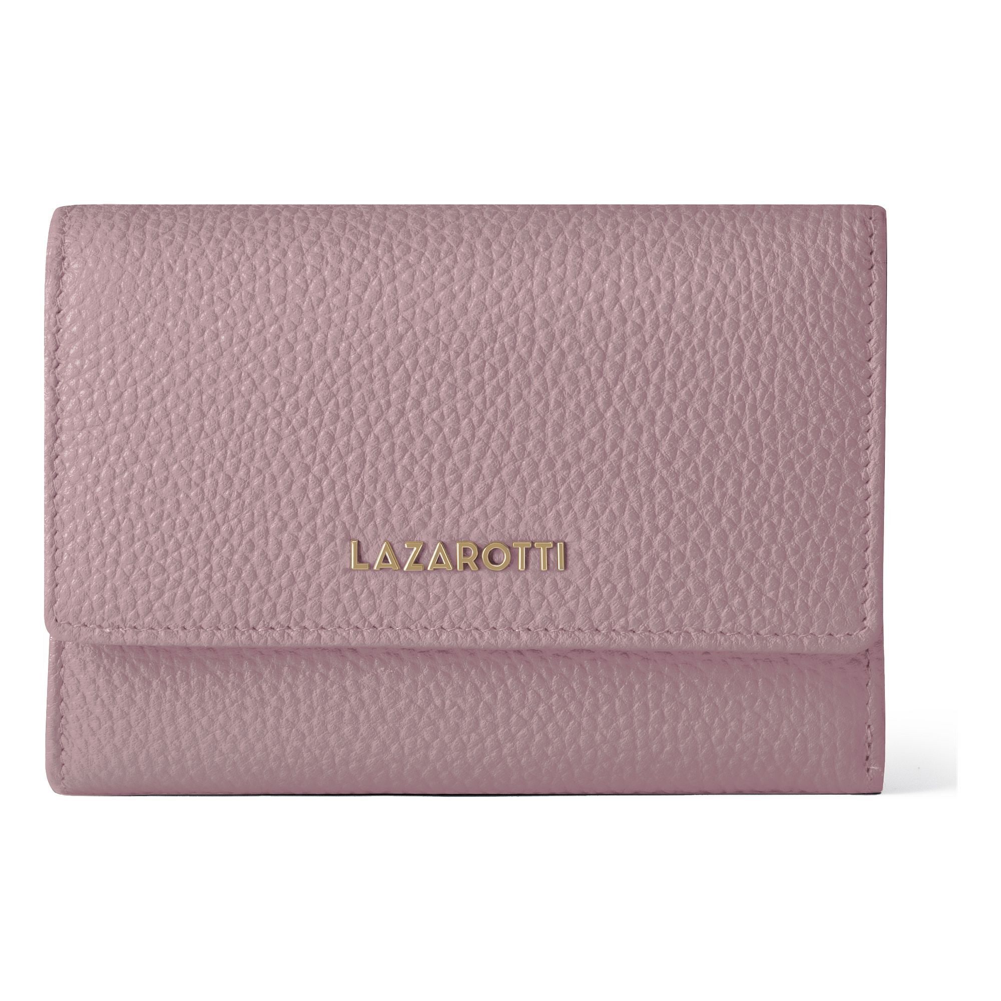 Lazarotti "Bologna Leather XL Geldbörse mit Zip-Around Fach Leder 14 cm"