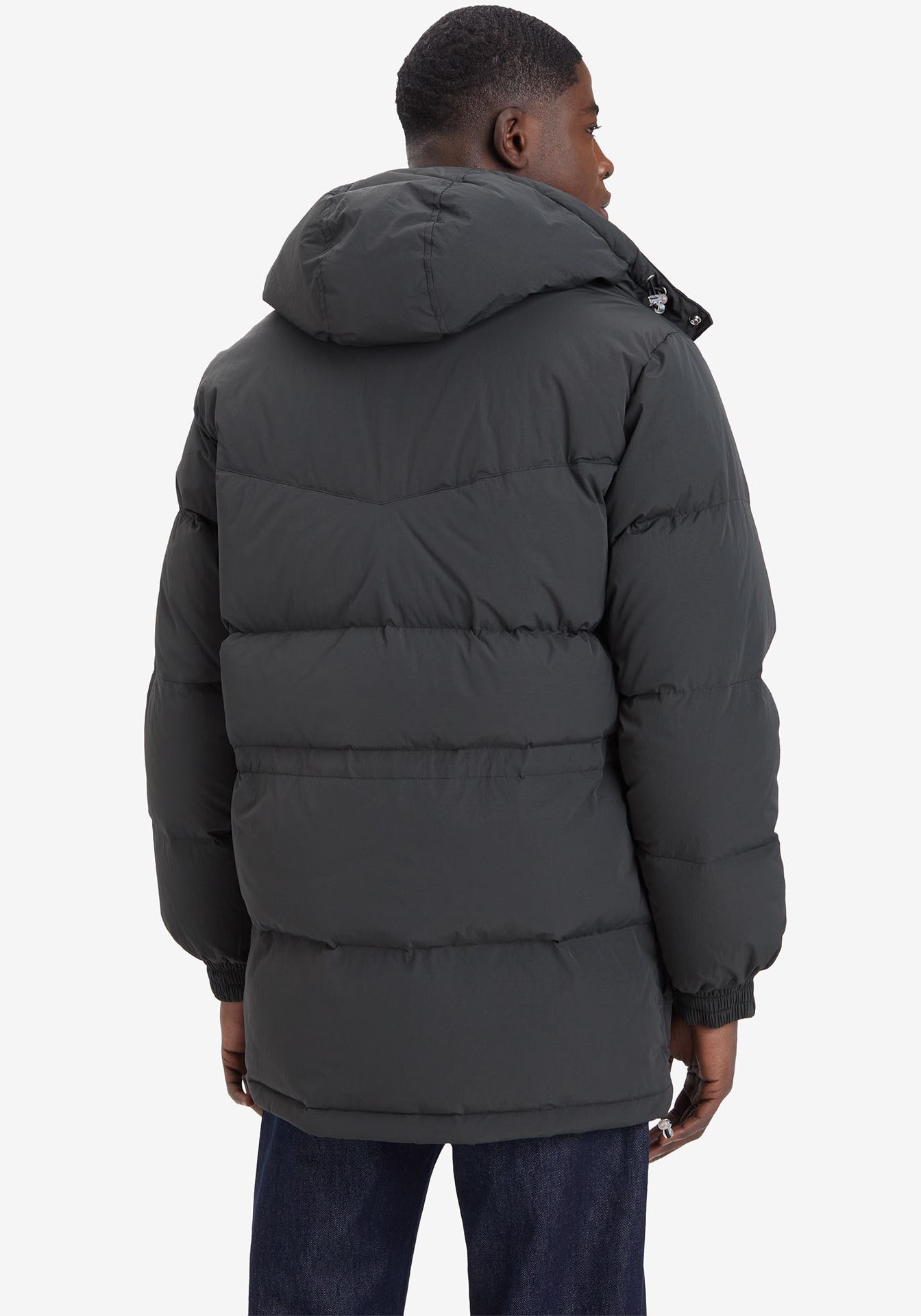 Levi's® Winterjacke »ROCKRIDGE MID PUFFER«, mit Kapuze, mit abnehmbarer Kapuze