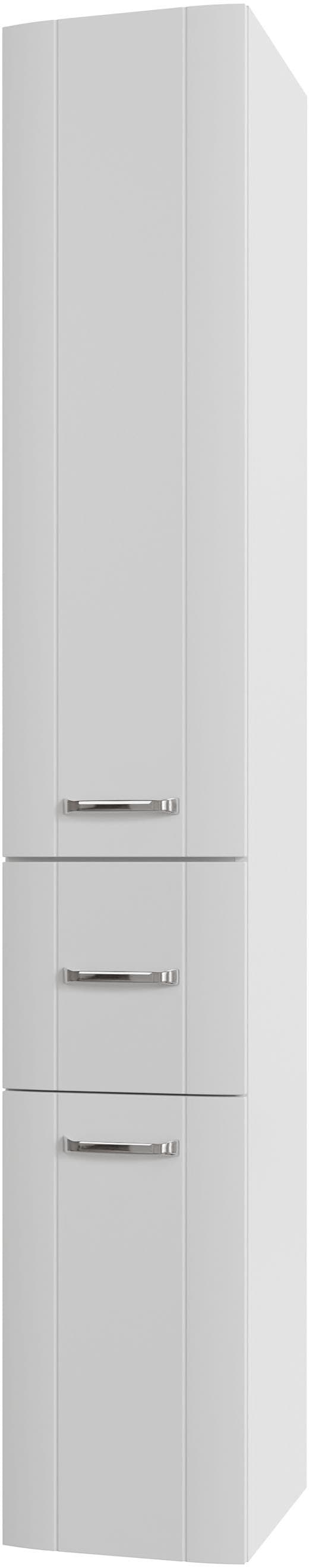 Saphir Hochschrank "Serie 3006 Badschrank 30 cm breit, 2 Türen und 1 Schubl günstig online kaufen