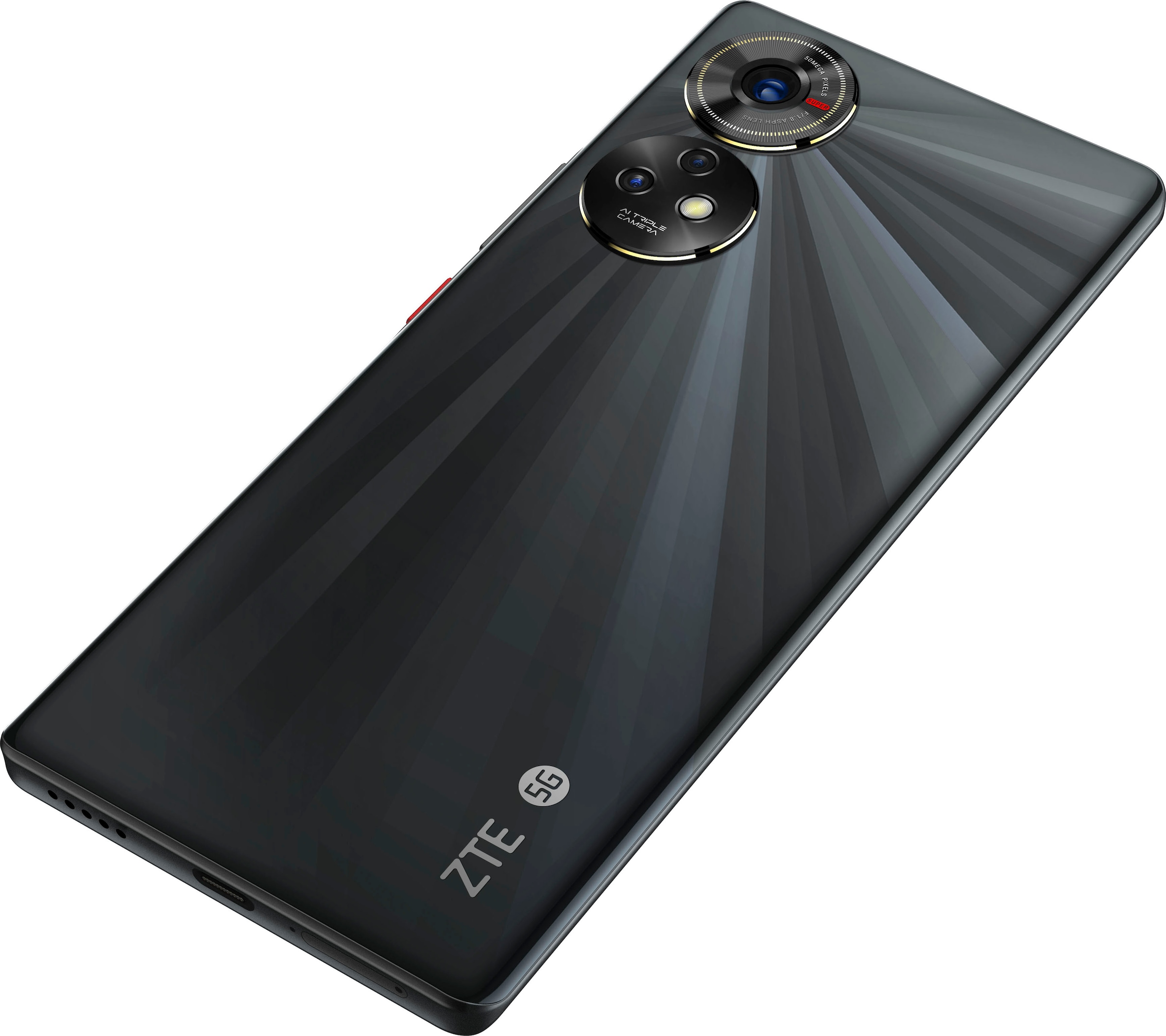 ZTE Smartphone »Blade V50 5G«, schwarz, 16,94 cm/6,67 Zoll, 256 GB Speicherplatz, 50 MP Kamera