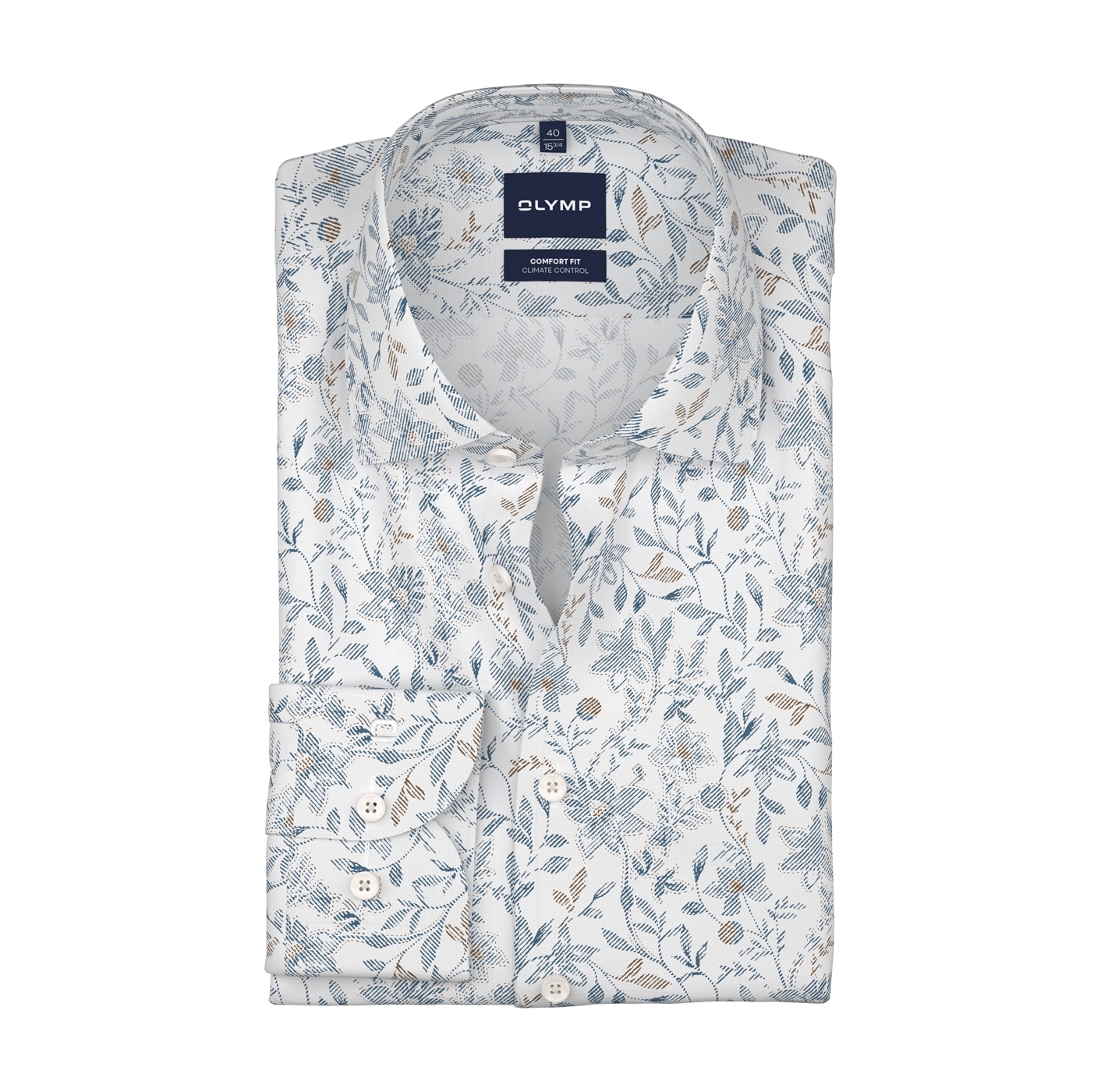 OLYMP Langarmhemd »Luxor 24/Seven« Businesshemd, New-Kentkragen, Comfort Fit