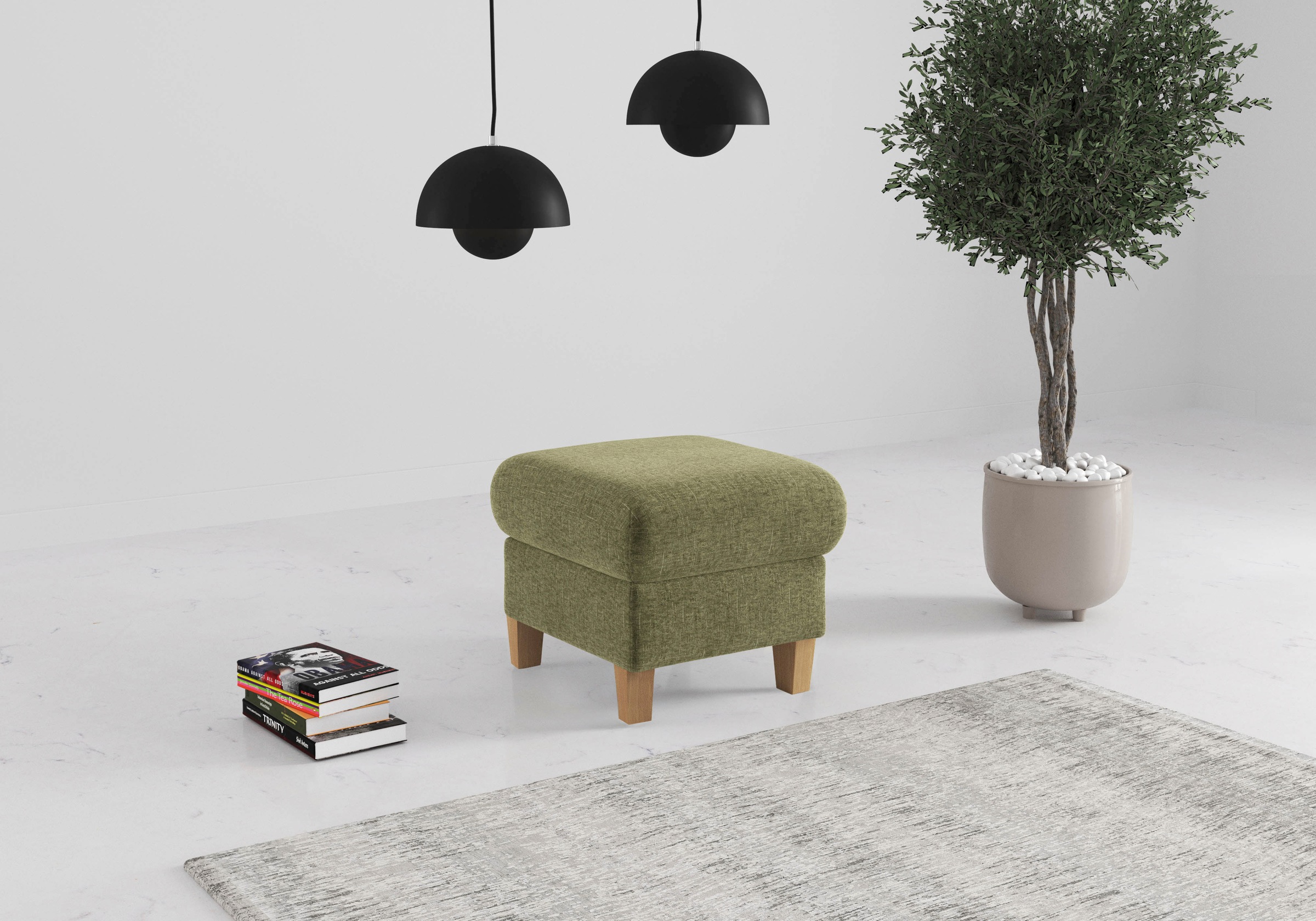 OTTO home Polsterhocker "Glendale" mit Stauraum