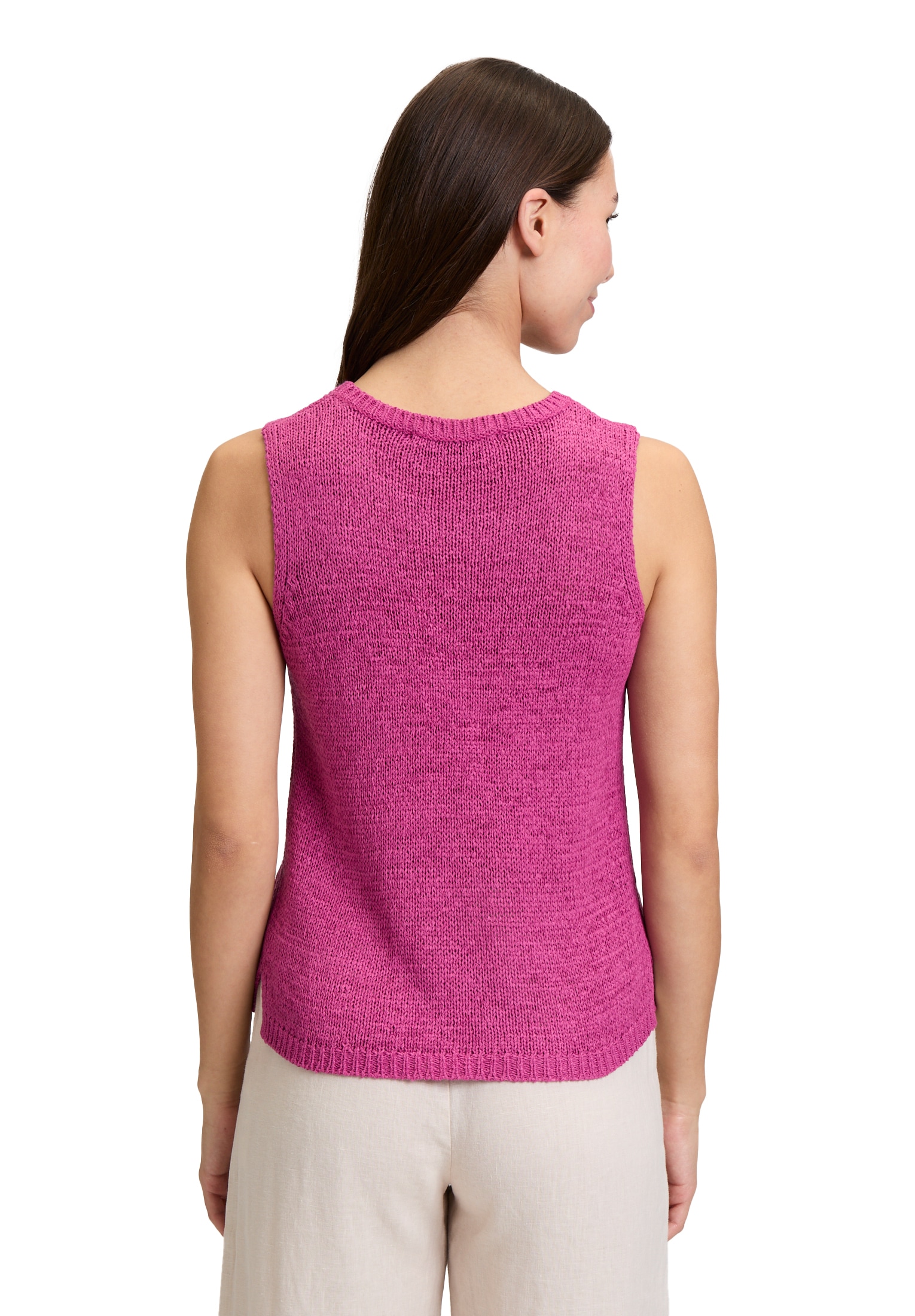 Cartoon Stricktop »Cartoon Strick-Top mit Rundhalsausschnitt«, Rippbündchen