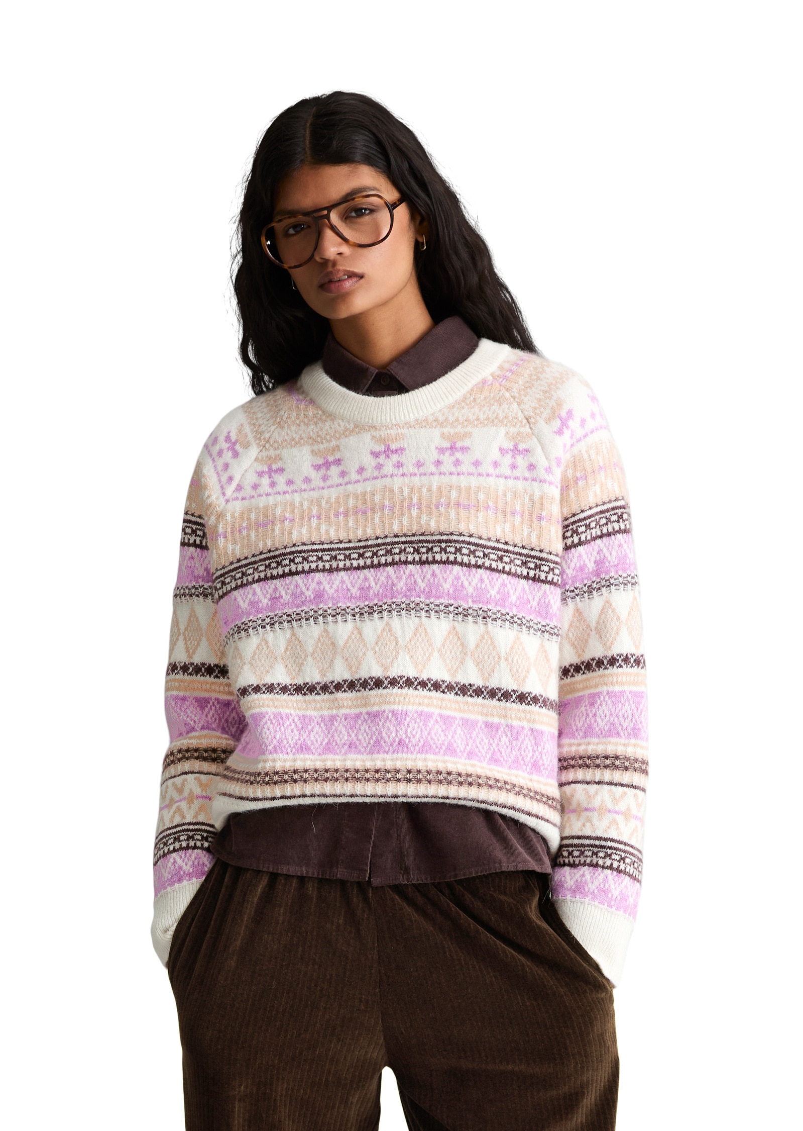 Marc OPolo DENIM Strickpullover "aus softem Alpakawolle-Schurwolle-Viskose-Mix"
