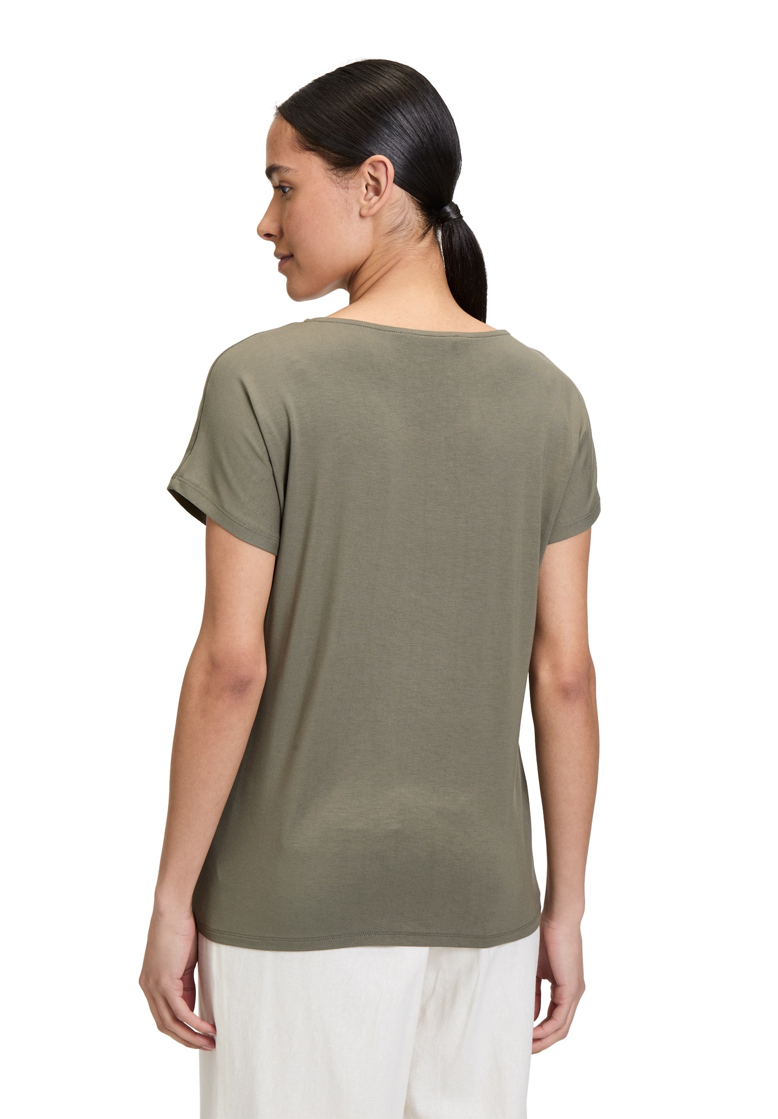 Betty Barclay Kurzarmshirt »Damen Casual-Shirt mit V-Ausschnitt« 1 Stk. tlg. Form