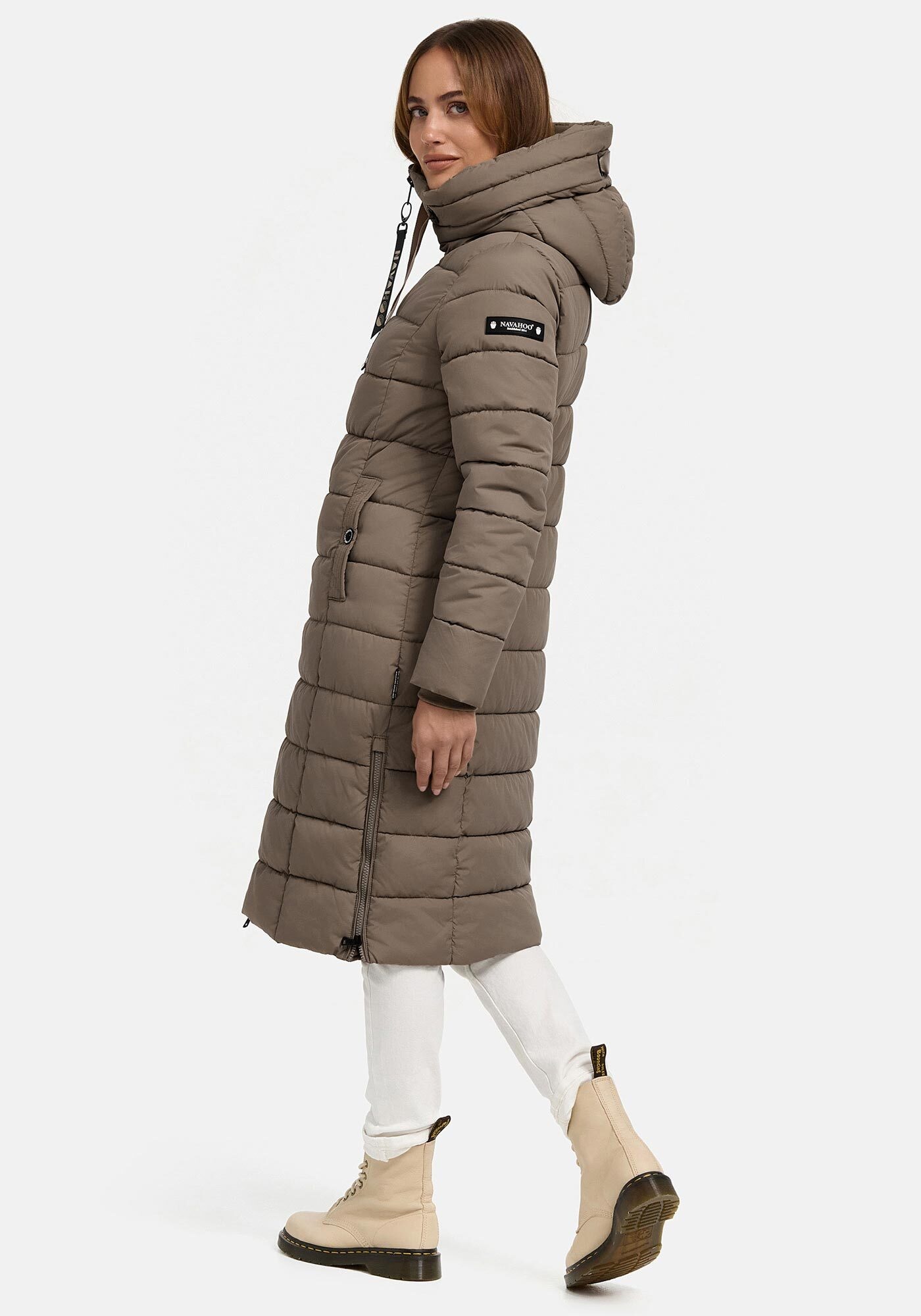 Navahoo Winterjacke »Mondmaedchen«, mit großer Kapuze