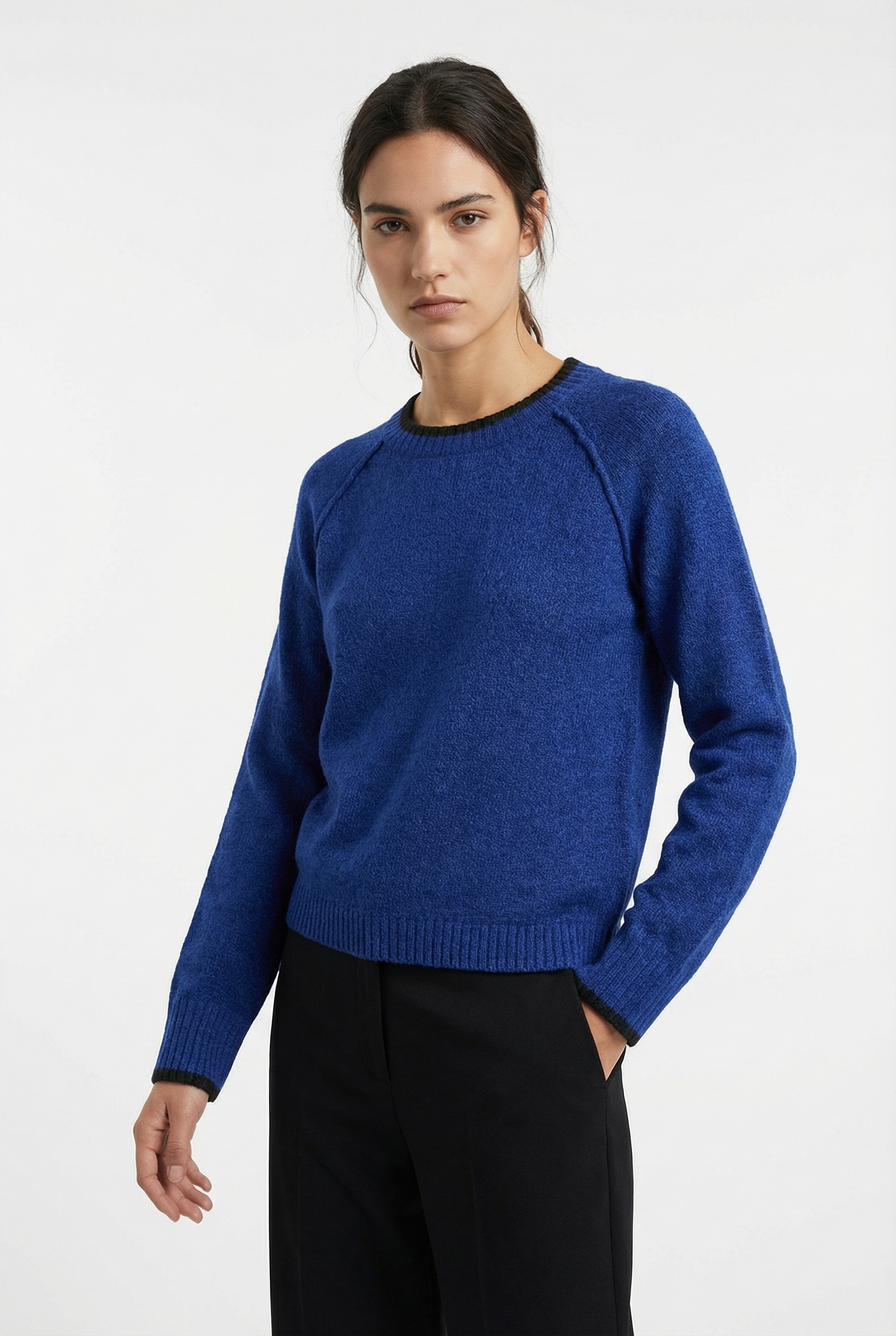 Vero Moda Strickpullover "VMAQUARIUS LS O-NECK RAGLAN PULLOVER BF" günstig online kaufen