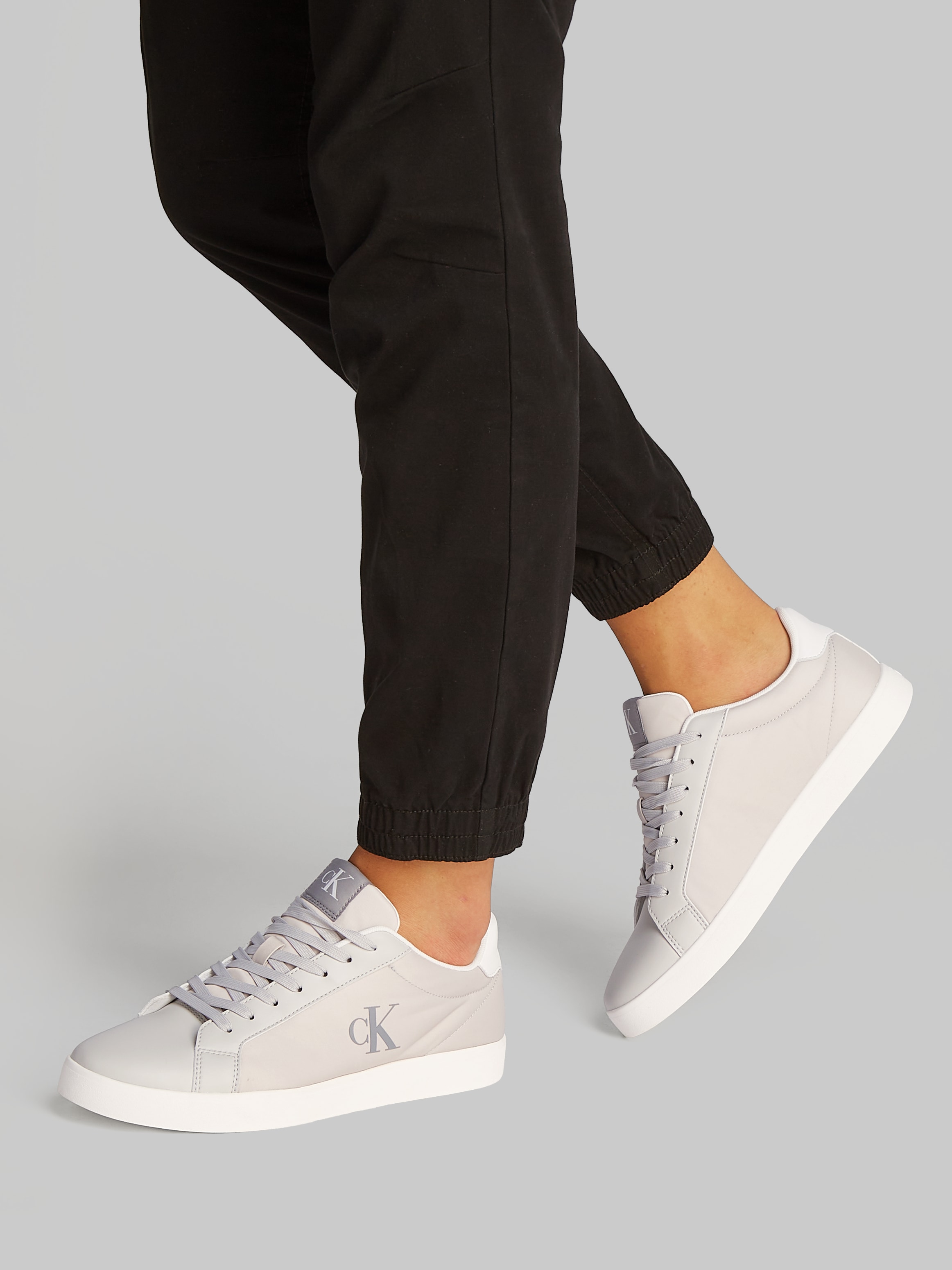 Calvin Klein Jeans Plateausneaker »3 CUPSOLE PU«, Freizeitschuh, Halbschuh, Schnürschuh mit gepolstertem Schaftrand